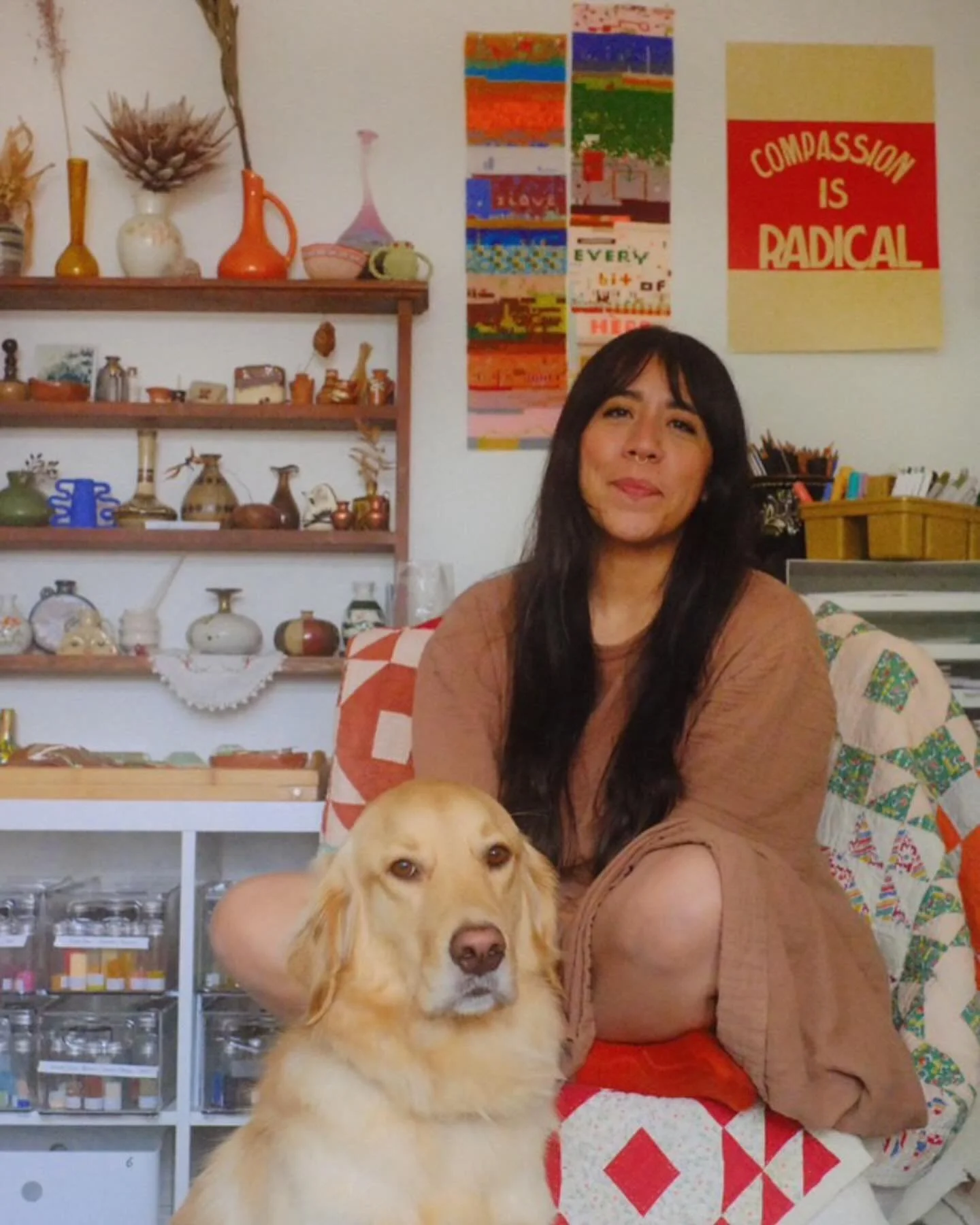 What inspires you?

&ldquo;I see beads as being representative of star dust, atoms, cells, pixels, tiles, scales, experiences; all things that must unite to make a whole. 

With beads I am able to paint what I imagine is the inner life of all living 