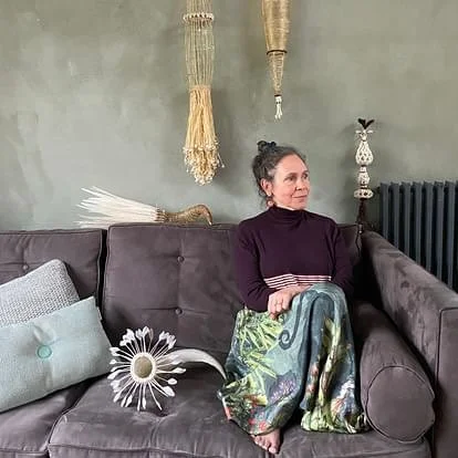 Is your art practice a part of your spiritual practice? If so how and why?

&ldquo;Yes.

I experience a ritualistic calmness when working with my materials. 

Touching them, being connected to their earthiness, helps free me from my ego and reconnect