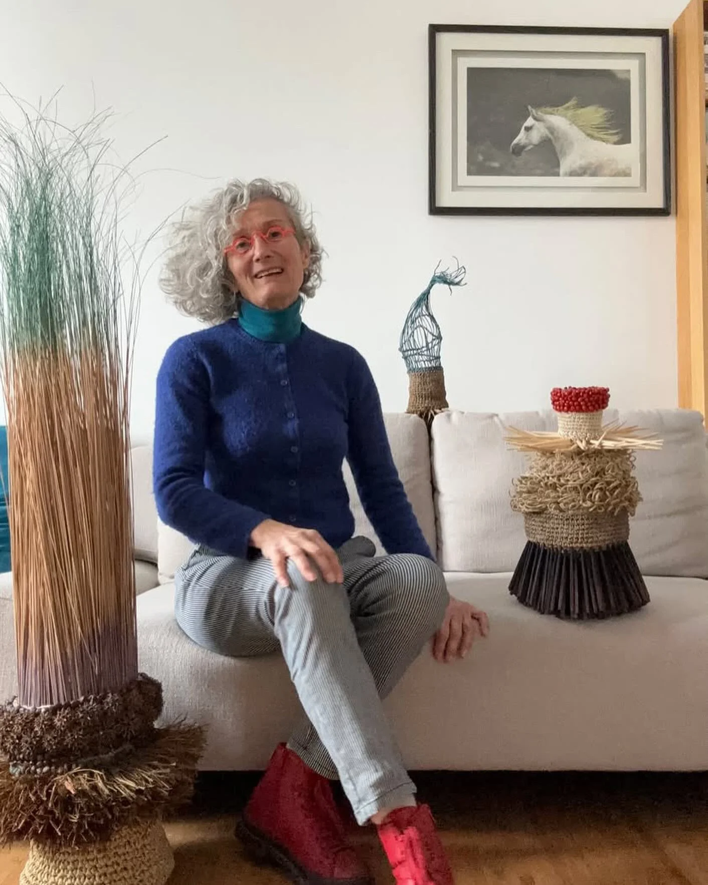 What inspires you?

&ldquo;The thread is at the heart of my work. 

It questions me and writes memories of forms, places, landscapes.

I appreciate the malleability of the material: whether it is vegetable, metallic or paper, the thread allows me to 