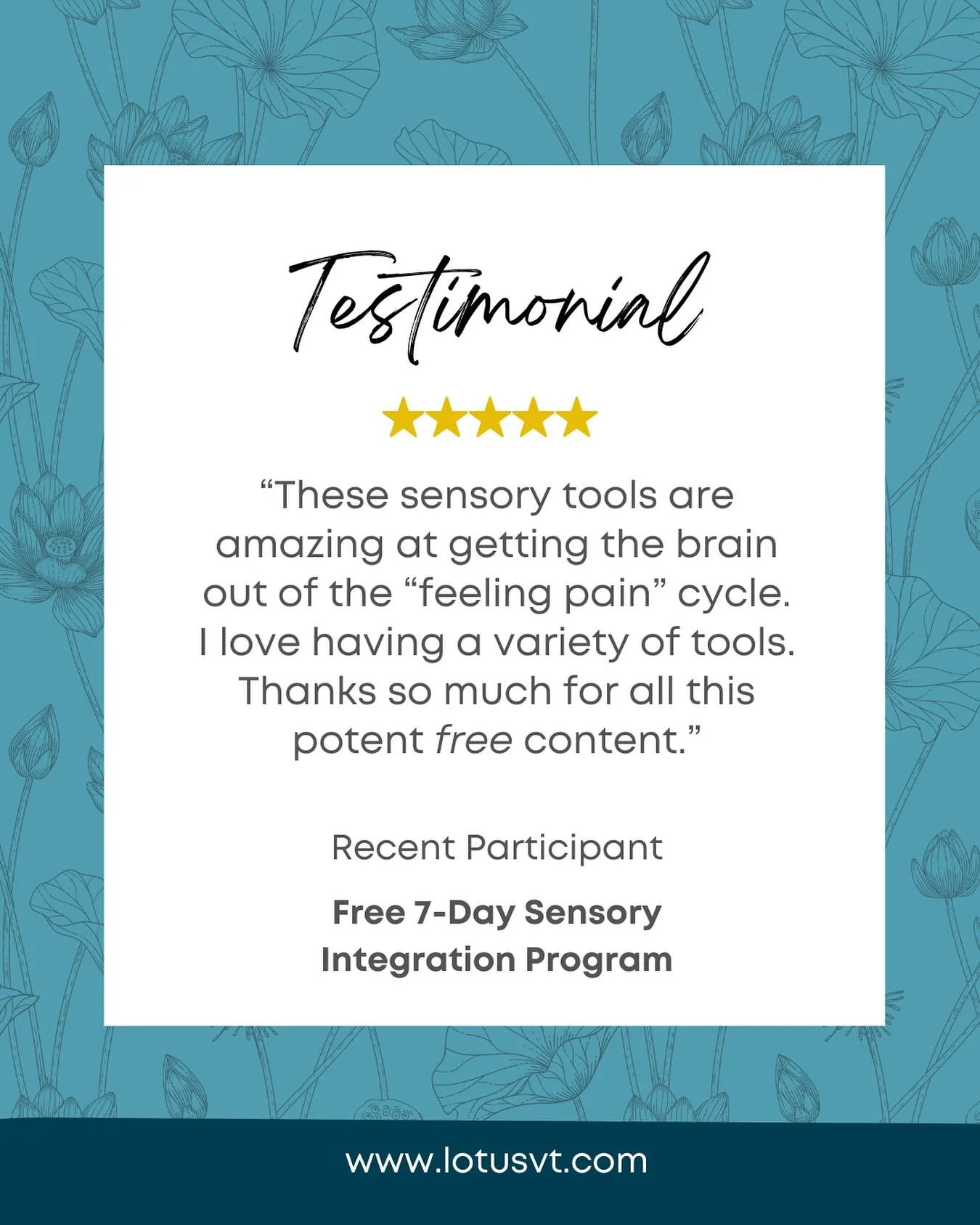 I created a Free 7-Day program that uses sensory integration to reset the nervous system. 

Create new neural pathways and restore resilience with daily guided sensory practices that help you snap out of freeze mode, regain your center, and unwind ch