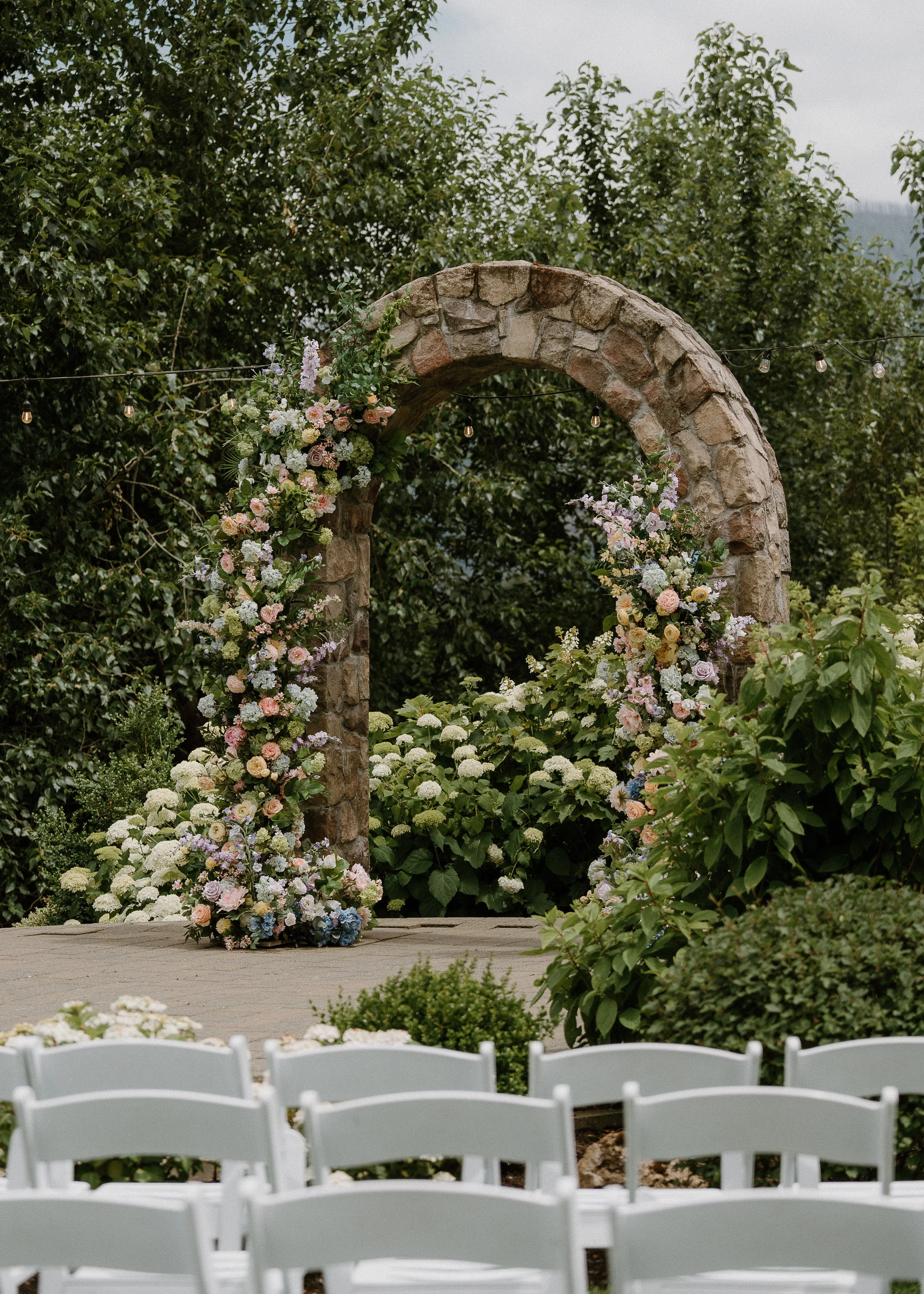 Luxury Silk Floral Arch