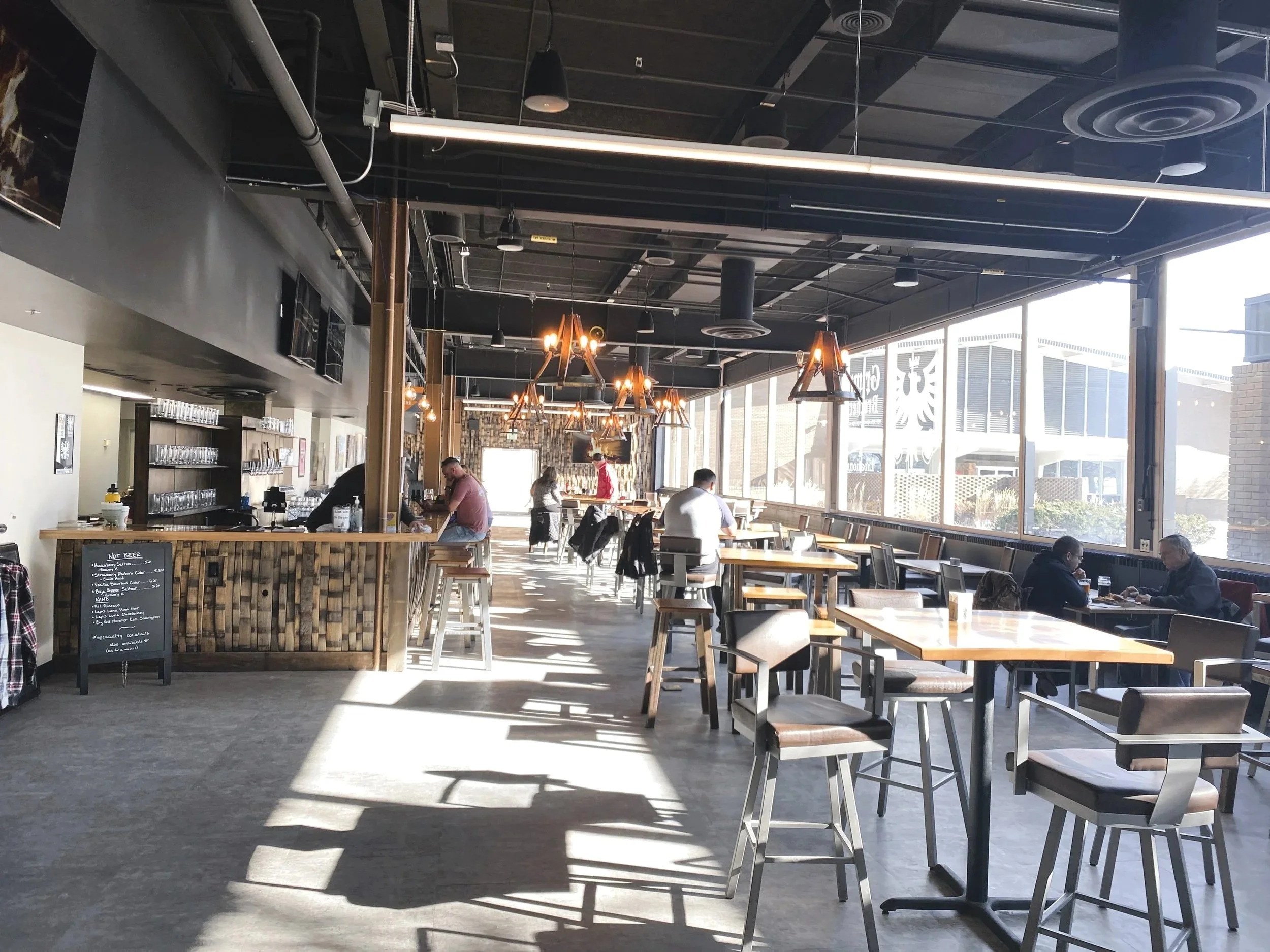 interior of Grimm Brothers Brewing