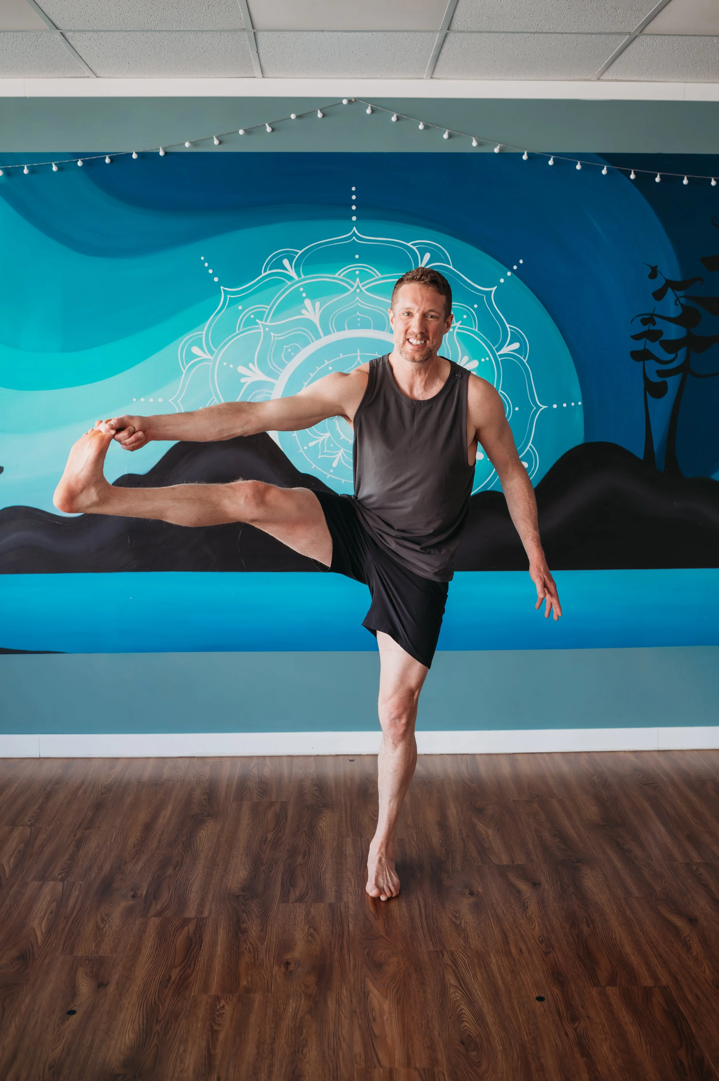 John. John was drawn to yoga in 2016, when back pain interfered with his usual active lifestyle. A regular yoga practice has helped John restore lost flexibility in the mind and body and cultivate a higher level of acceptance and self-awareness.
John