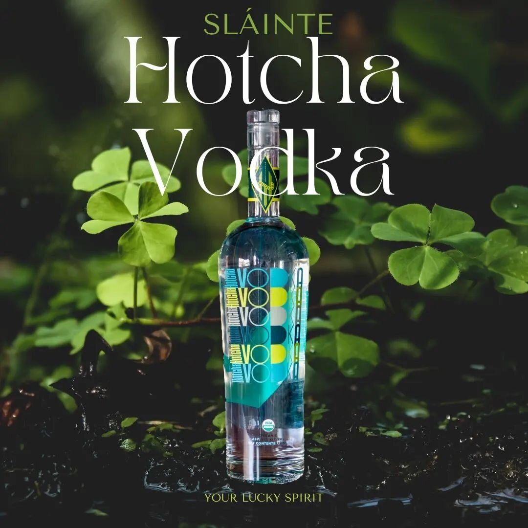 Let's paint the town green with Hotcha in hand,
Toast to the Irish, let the festivities expand!
So raise your glasses high, let the celebrations play,
Hotcha Vodka - the only way to sl&aacute;inte this St. Paddy's Day🍀
#stpatricksday #drinklocal #id