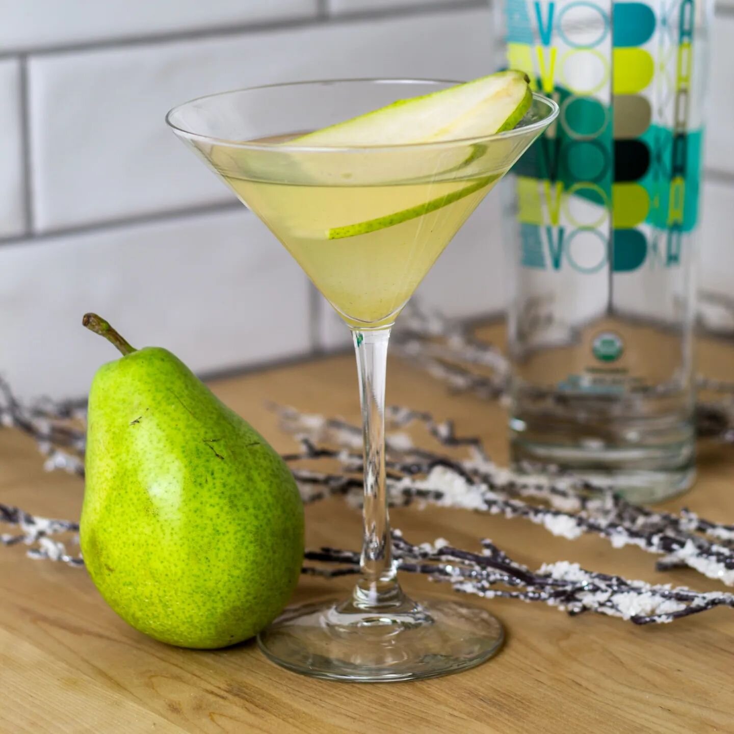 Shake things up with this easy-to-make Pear Martini recipe! 

Hotcha Pear Martini

1 Organic Pear
2 1/2 oz Hotcha Vodka
1/2 oz Simple Syrup

Roughly chop 1/4 to 1/2 an organic pear (less for a subtle pear flavor, more for a stronger pear flavor). Mud