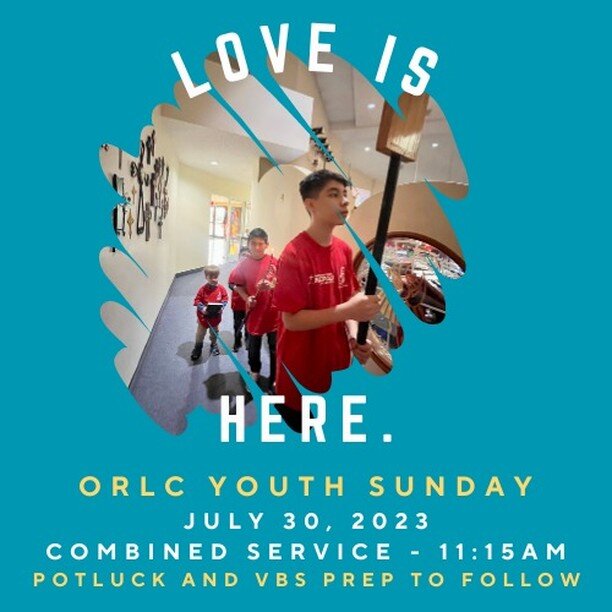 This weekend will look different as our youth lead us in worship! 

Join us for one all-church service at 11:15am 🎚 as we sing and love each other and listen to God's Word for us together. 

And if you like to eat, we'd love to feed you! We'll have 