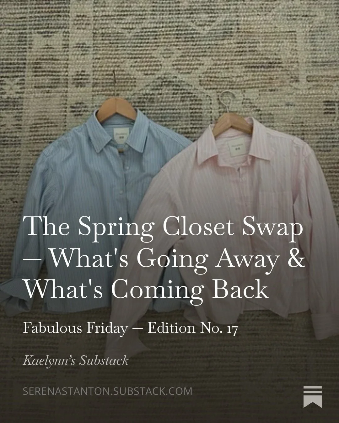 Lately on @substack 🫶 
&mdash;&mdash;&mdash;
Styling tips, inspiration &amp; musings 🌼