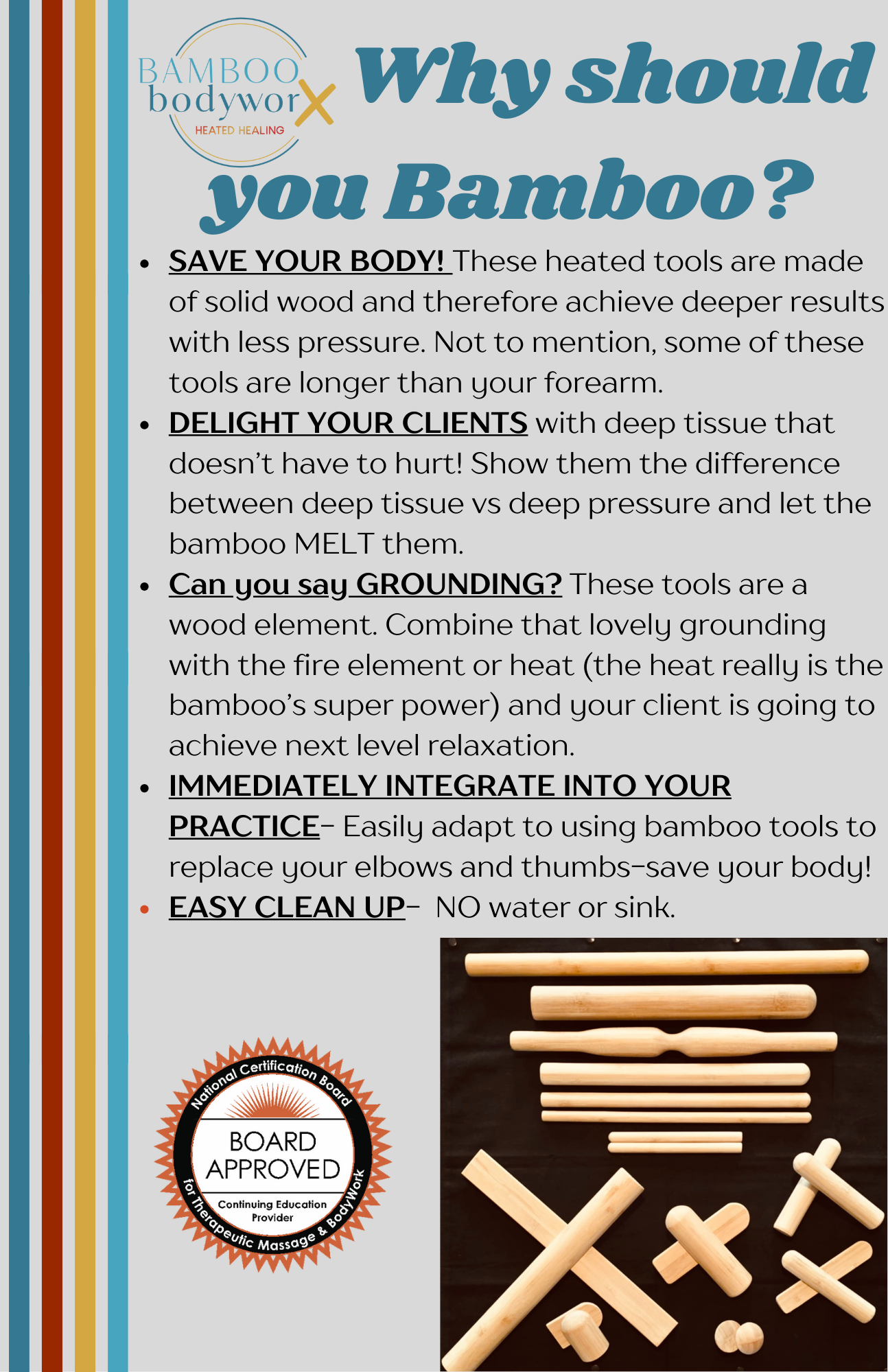 Heated Bamboo Courses — Bamboo Bodyworx