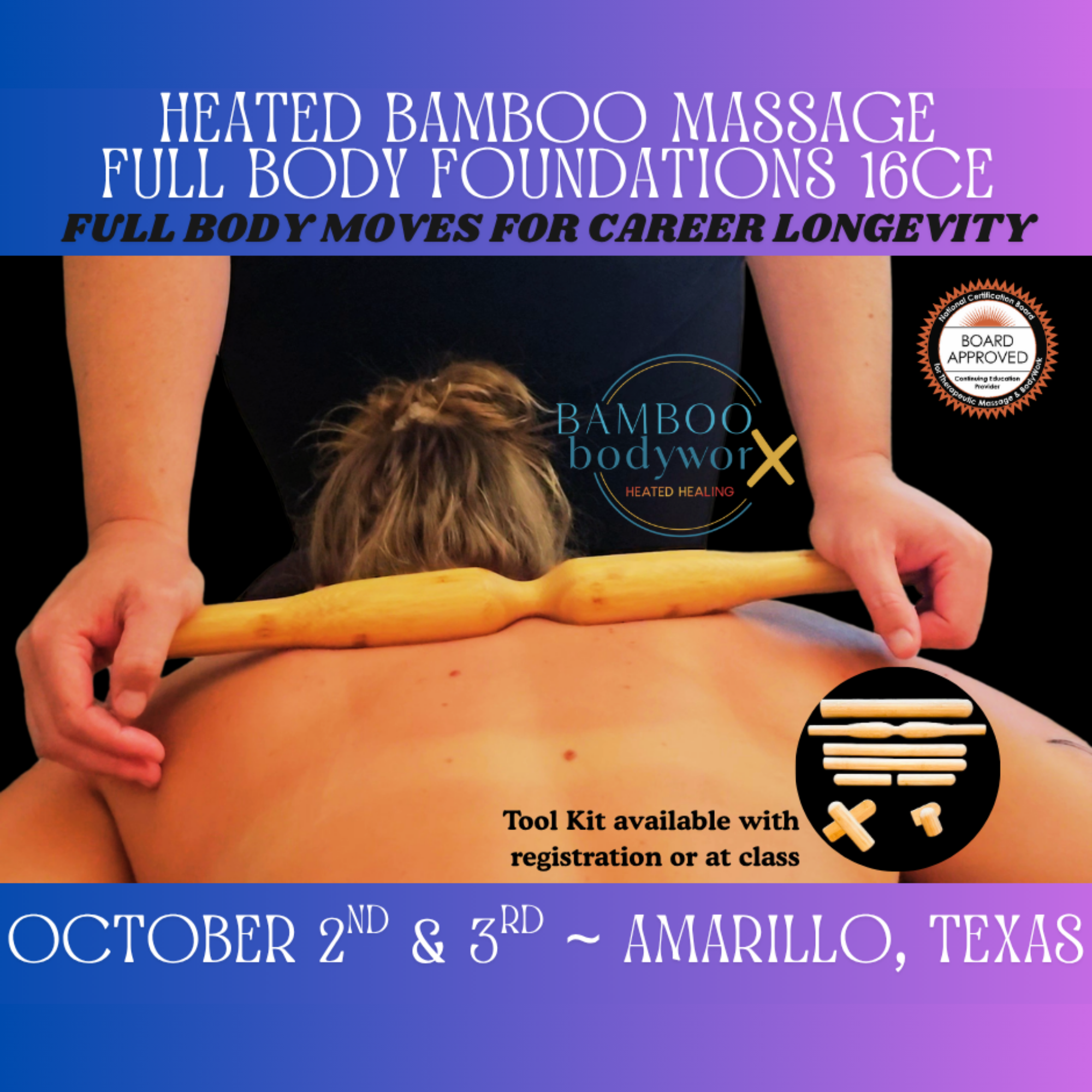 LIVE-Amarillo, TEXAS- Full Body Foundations 16CE