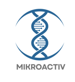 Logo Mikroactiv - mikrobielle Bodenanalyse - www.mikrobiom-lab.de