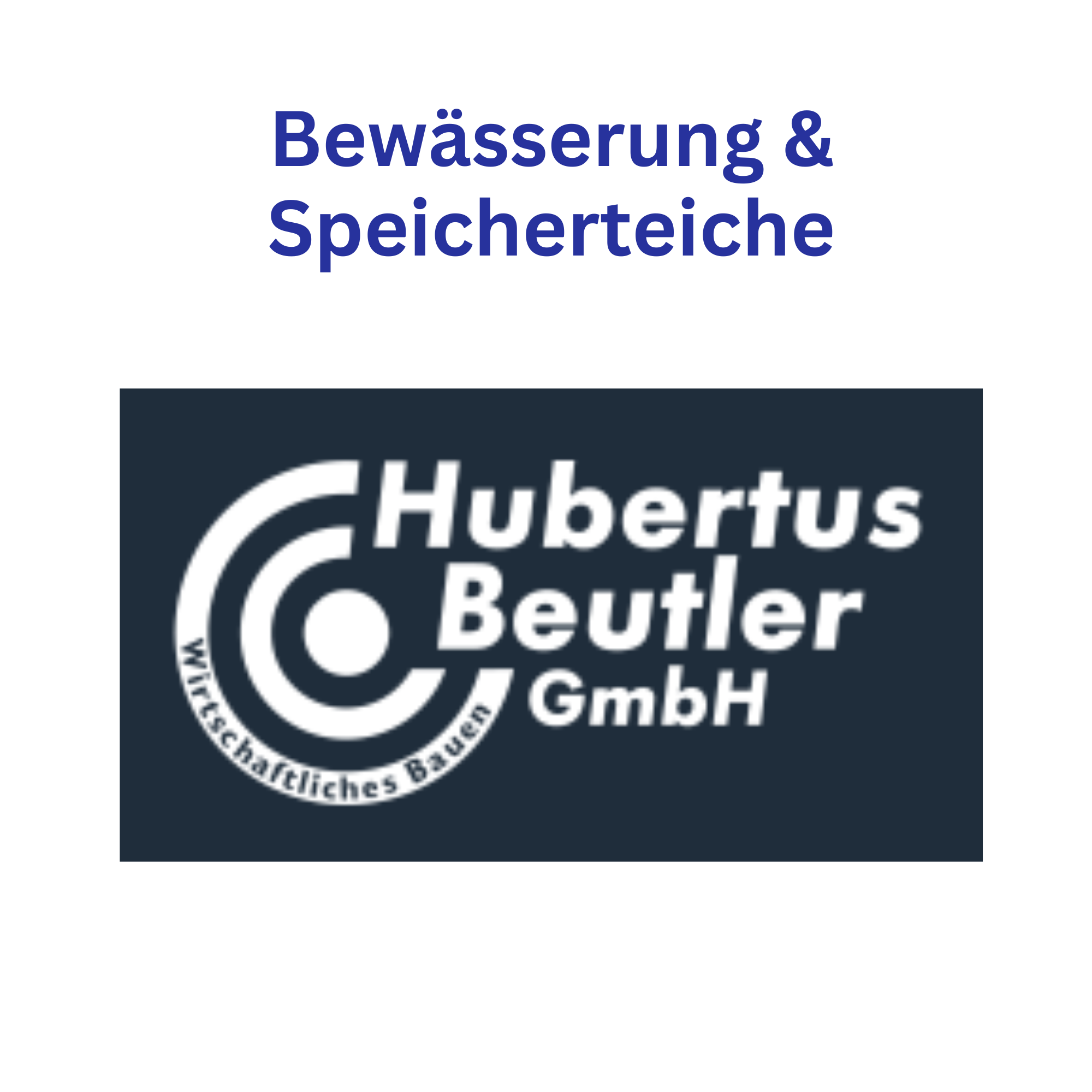 Beutler Marktbreit Bewässerung Speicherteiche mikrobiom-lab