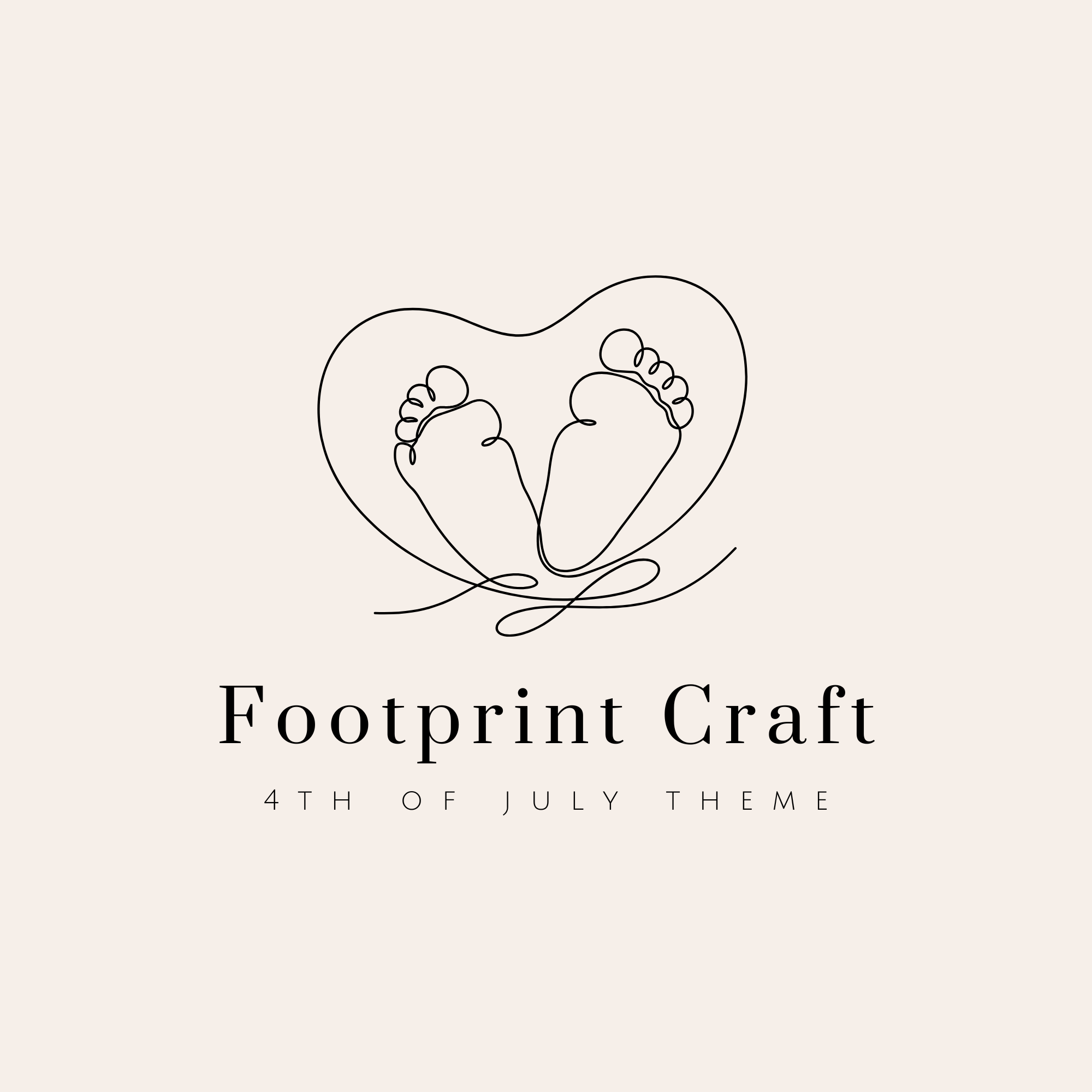 4th of July Baby Footprint Class