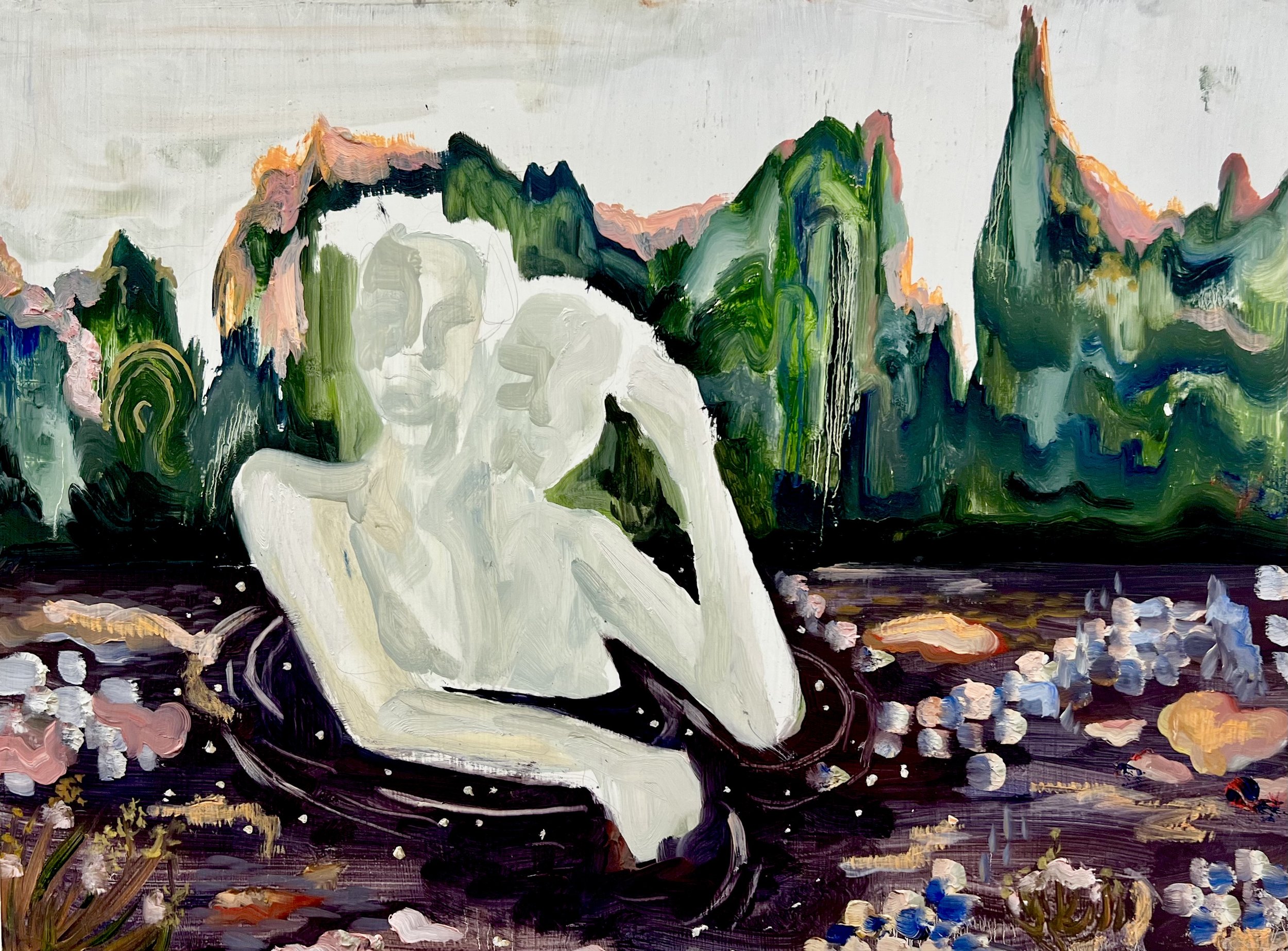Gemini Dreams // 18 x 24 inches // Oil on masonite