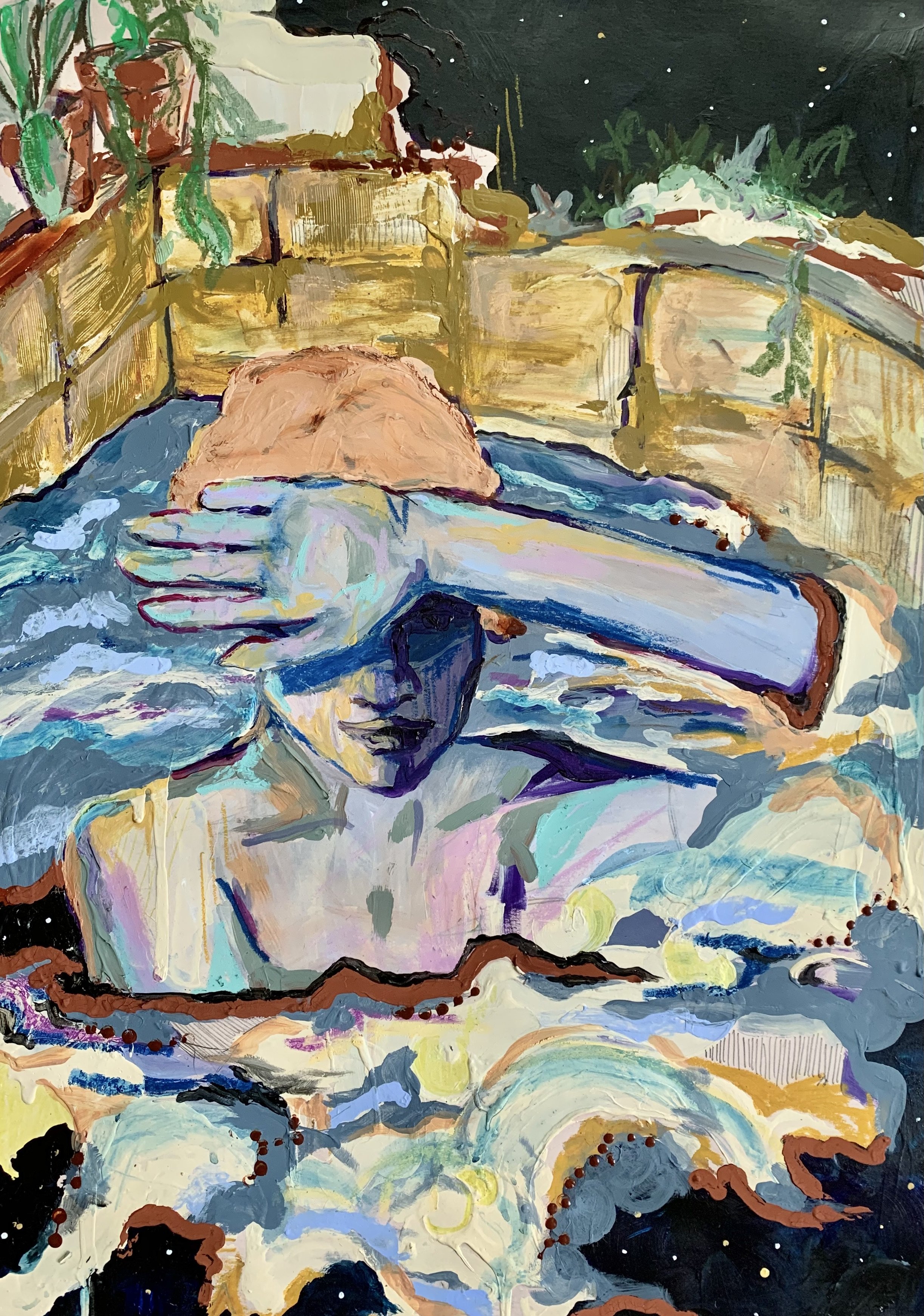 Untitled // 18 x 24 inches // Mixed media on paper