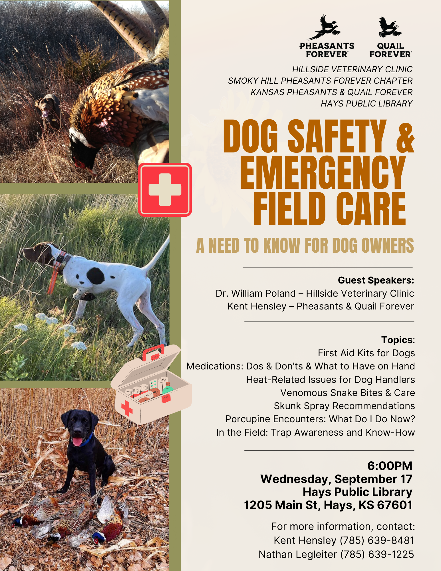 Dog Safety & Emergency Field Care: A Need-to-Know for Dog Owners
