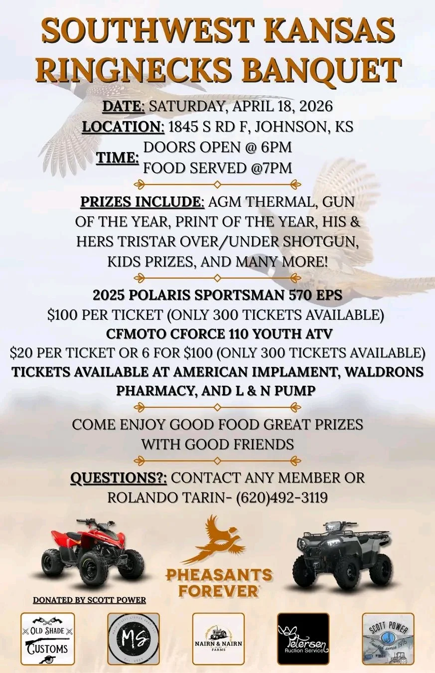 Southwest Kansas Ringnecks Banquet