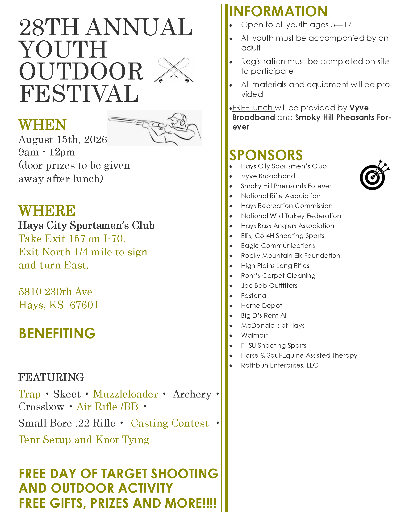 28TH Annual Youth Outdoor Festival