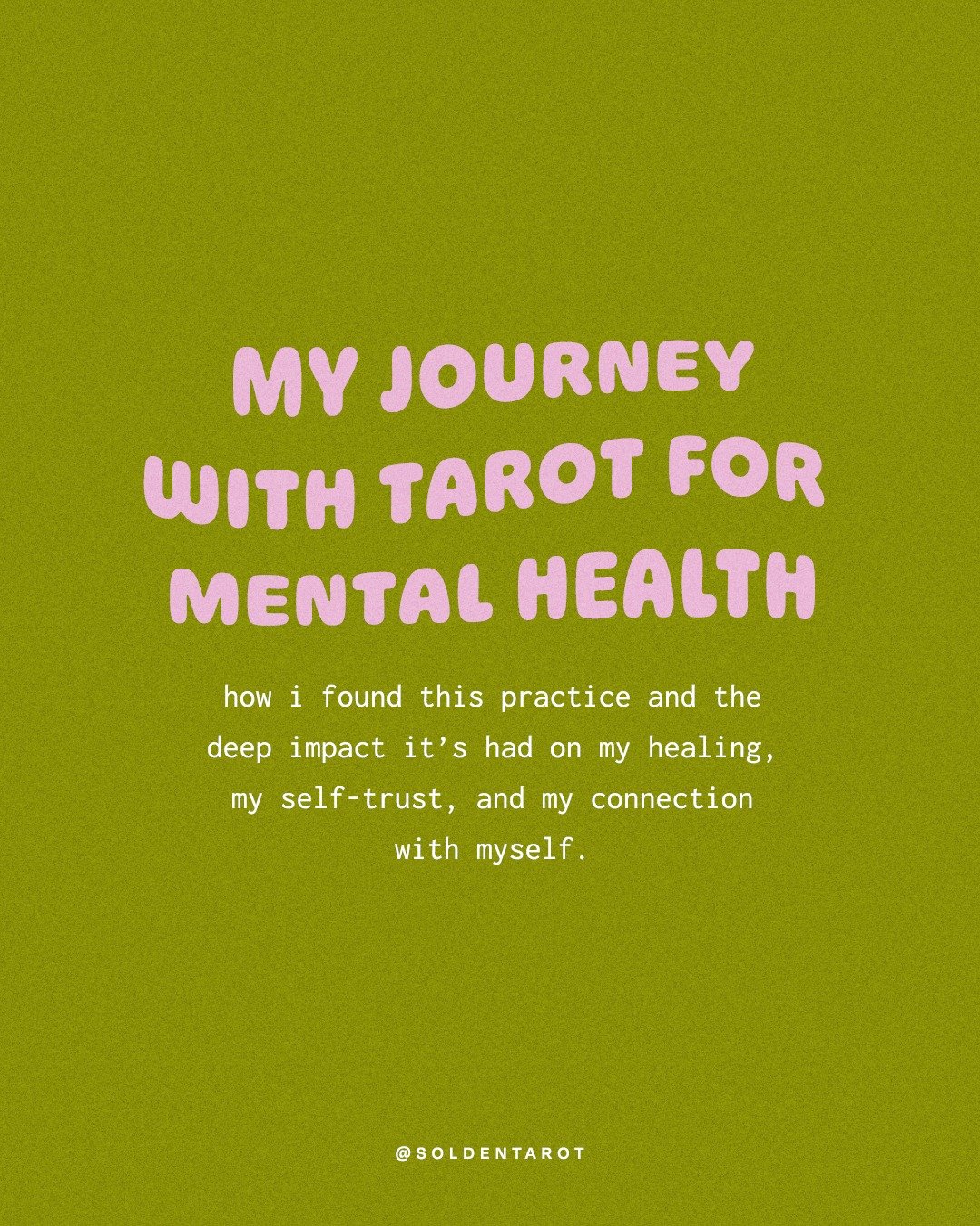 for a long time, i didn&rsquo;t know how to listen to myself.
i felt anxious, disconnected, unsure of my path. i was constantly searching for answers outside of me.

then tarot came into my life.
not as a fix, but as a mirror. a tool that helped me p