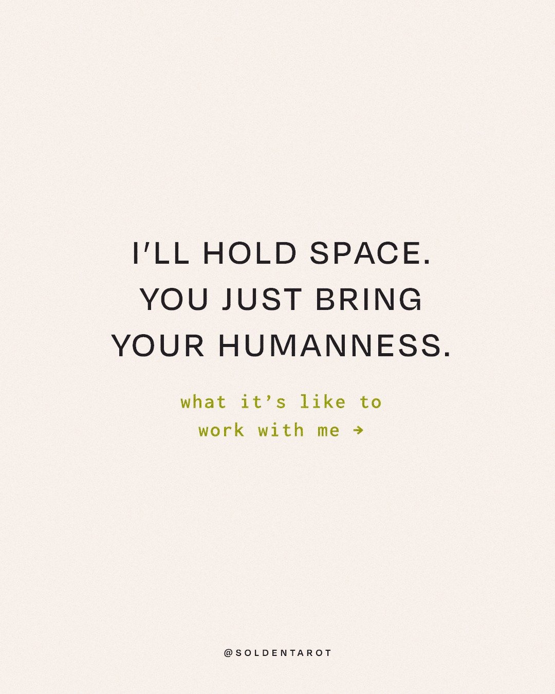 tarot. rest. movement. mentorship.
whatever way we work together &mdash; it&rsquo;s all rooted in the same thing:

✨ safety
✨ softness
✨ self-trust

these aren&rsquo;t offerings. they&rsquo;re invitations.
to be held. to come back to yourself. to fee