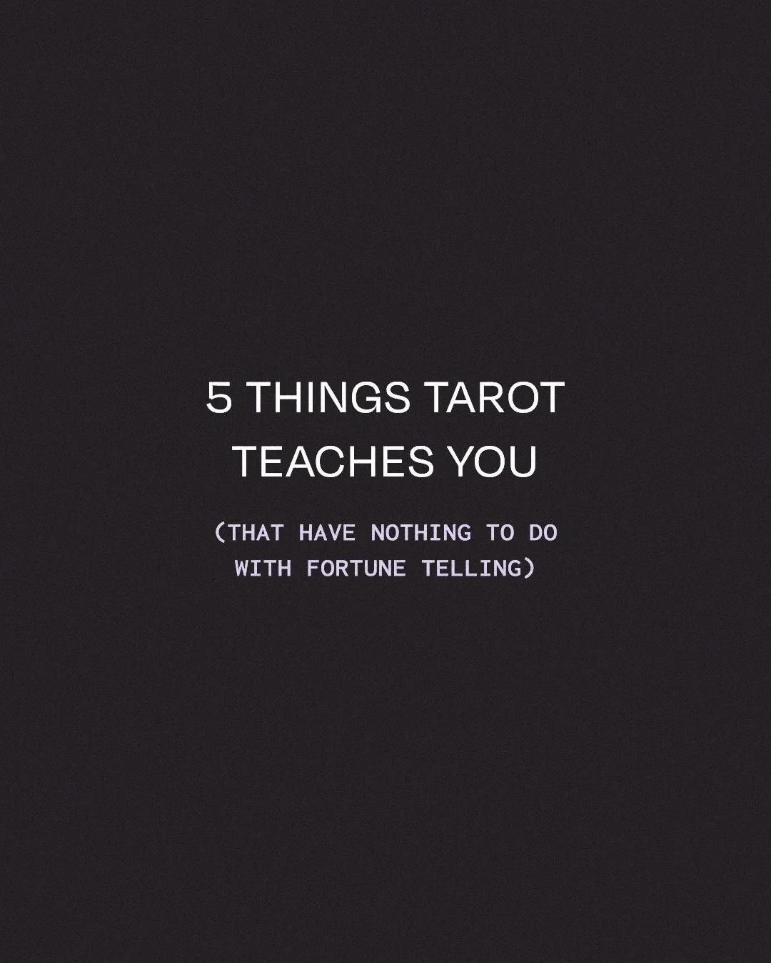 tarot teaches us so much more than card meanings ✨ 

it&rsquo;s a practice in awareness, intuition, storytelling, and self-trust. each pull is an invitation to slow down + listen a little deeper.

what has tarot been teaching you lately? 

🌙 ready t