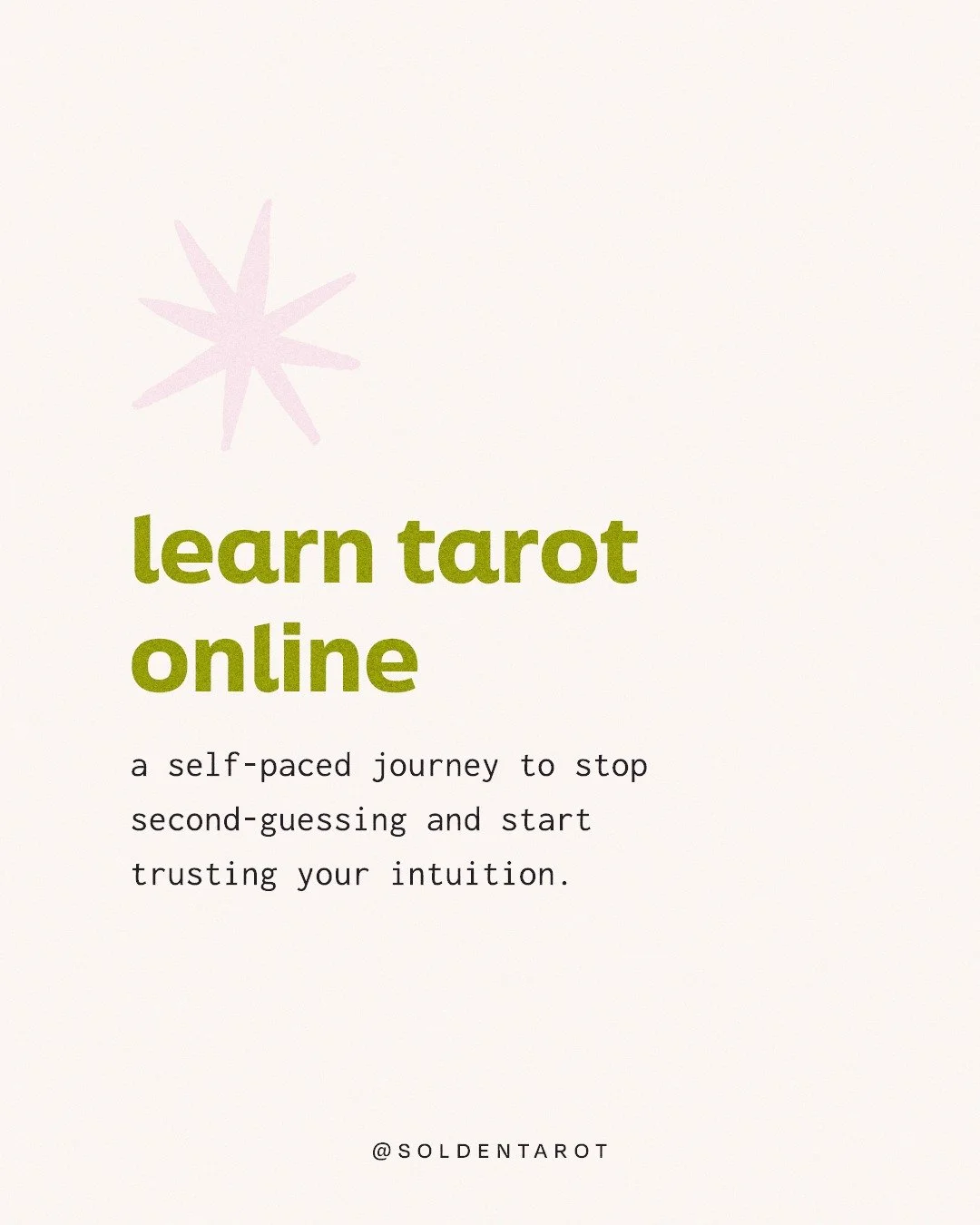have you ever sat with your tarot deck and thought&hellip; am i even doing this right? or felt like you had to run back to the guidebook every single time? i&rsquo;ve been there too.

that&rsquo;s why i created tarot school. it&rsquo;s a self-paced c