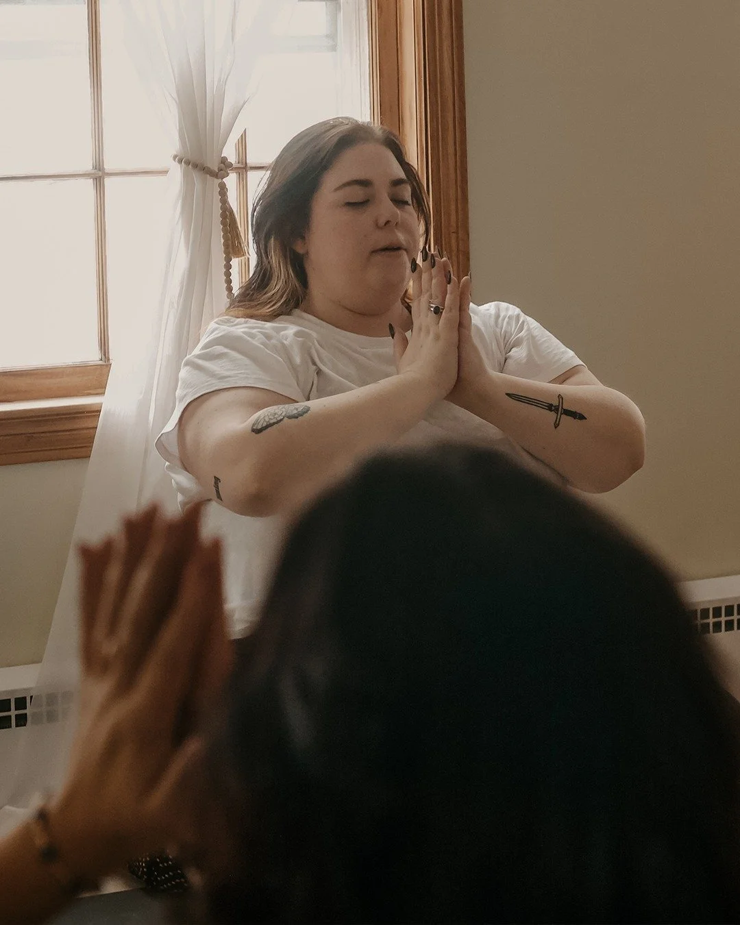 COME TO YOGA 🧘&zwj;♀️✨

move with intention. breathe with awareness. come home to yourself.

🌀 wednesdays at 7 pm &ndash; all souls
a feel-good vinyasa for all levels to move, release, and reset midweek.

🌀 saturdays at 10:30 am &ndash; soul sooth