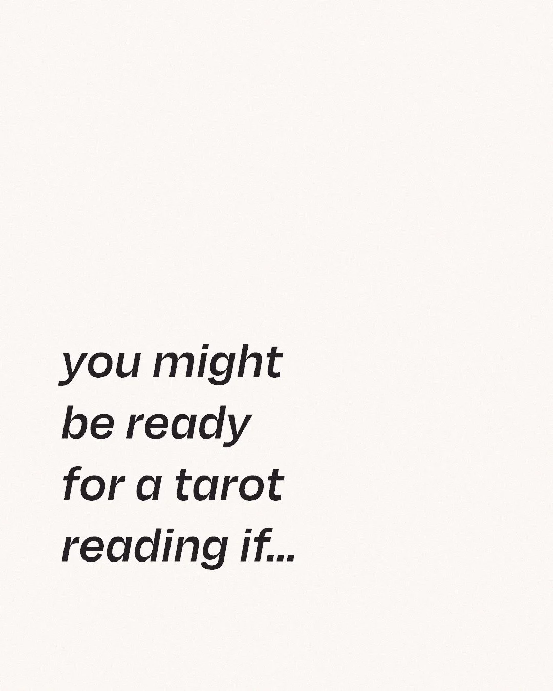 if this feels familiar, you don&rsquo;t have to figure it out on your own.

tarot readings are a space to slow down, look honestly at what&rsquo;s unfolding, and reconnect with your intuition.

book through the link in bio or DM me with any questions