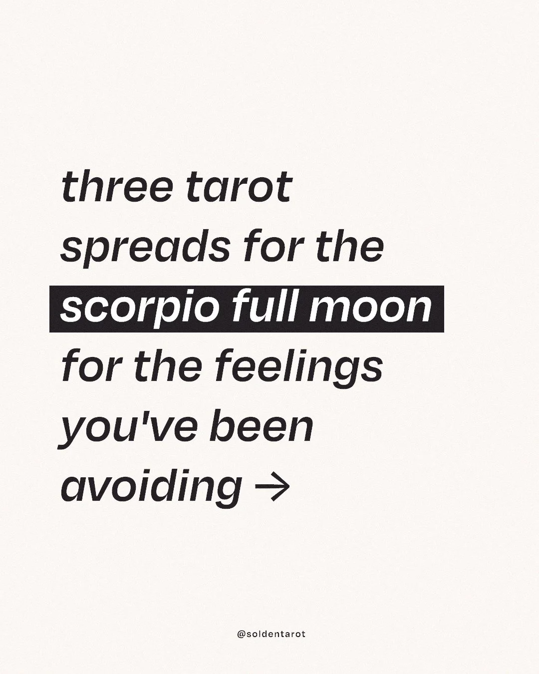 avoiding feelings? not me. neverrrrr. 

jk. i'm right there with you, babe.

so let's go deeper together. three spreads for everything you've been pushing away. swipe through, pick one, or do all three. pull whatever resonates.

(virtual hug) we got 