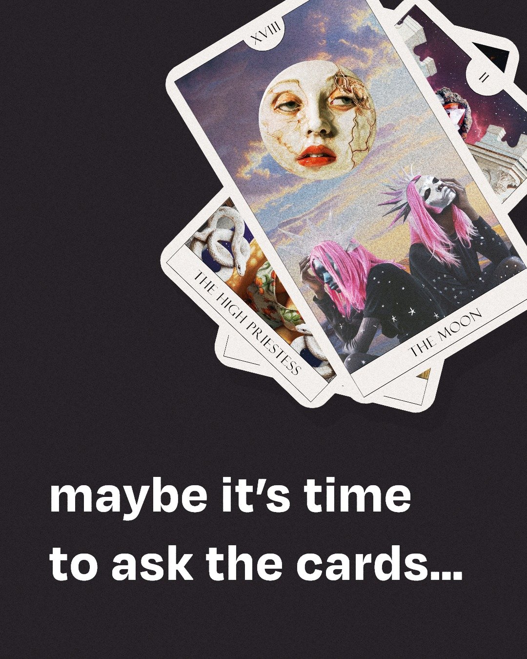 sometimes a reading starts with a big question. sometimes it starts with &ldquo;i have no idea, i just felt like i needed to come see you.&rdquo;

both are good places to start.

readings available saturday from 1&ndash;4pm. link in bio to book 🖤