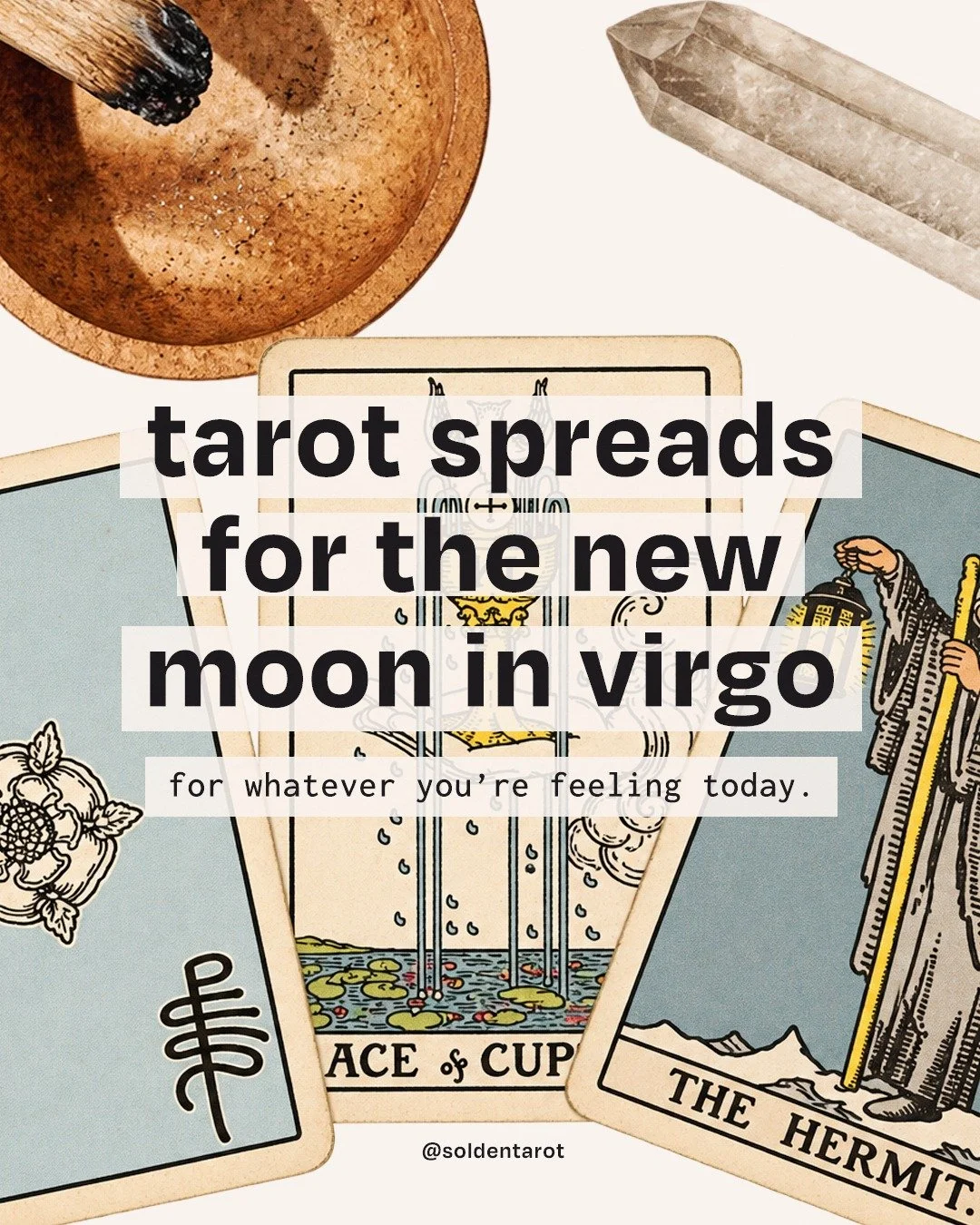 happy new moon in virgo 🌚 the collective mood is mostly just tired, which honestly&hellip; heard.

but here&rsquo;s the thing: a new moon doesn&rsquo;t mean you have to be ready to reinvent your entire life. i asked on my stories how everyone was fe
