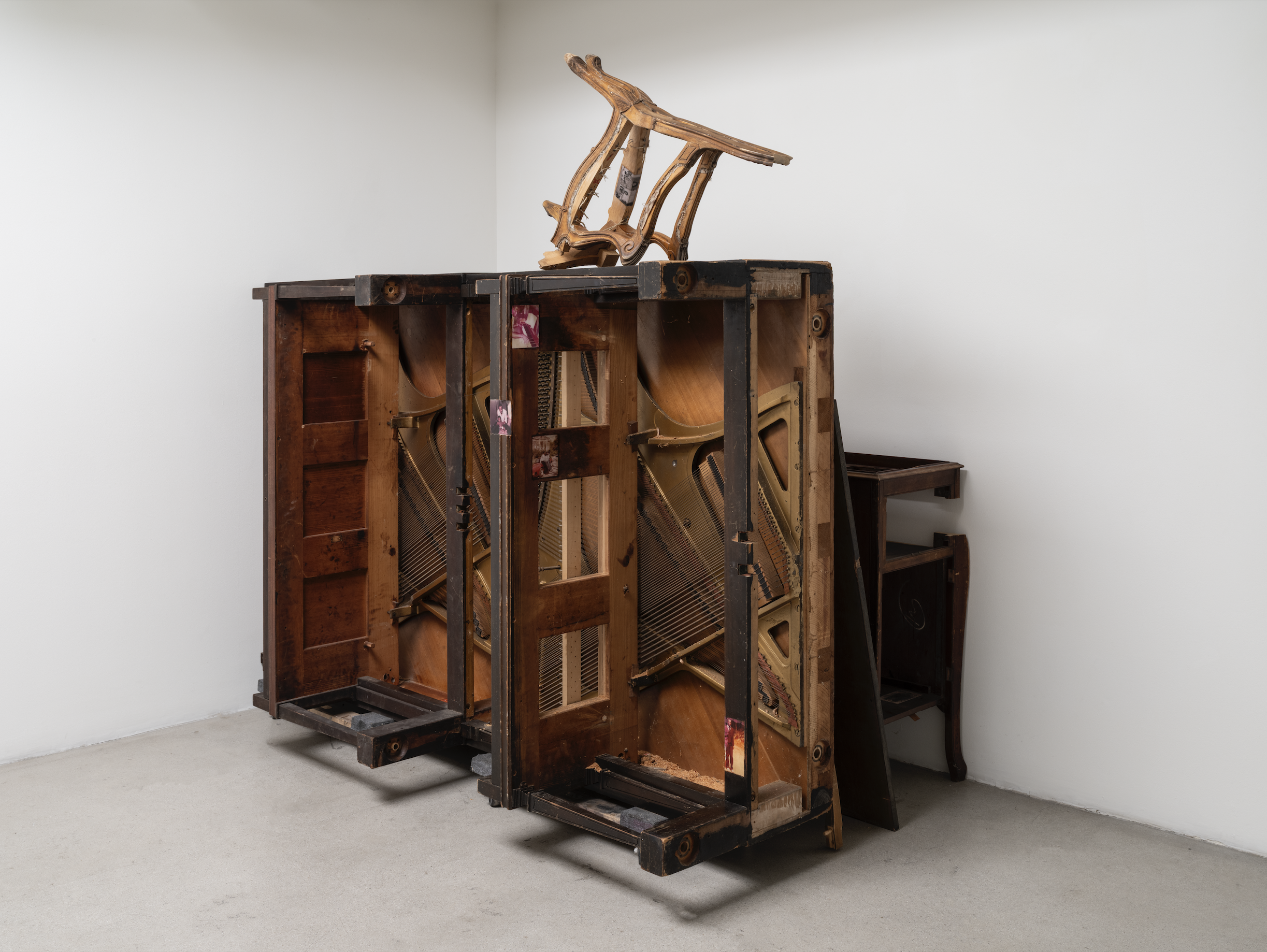 881.5 lbs, 2025, Mixed media, 94 x 54.5 x 86.75 inches