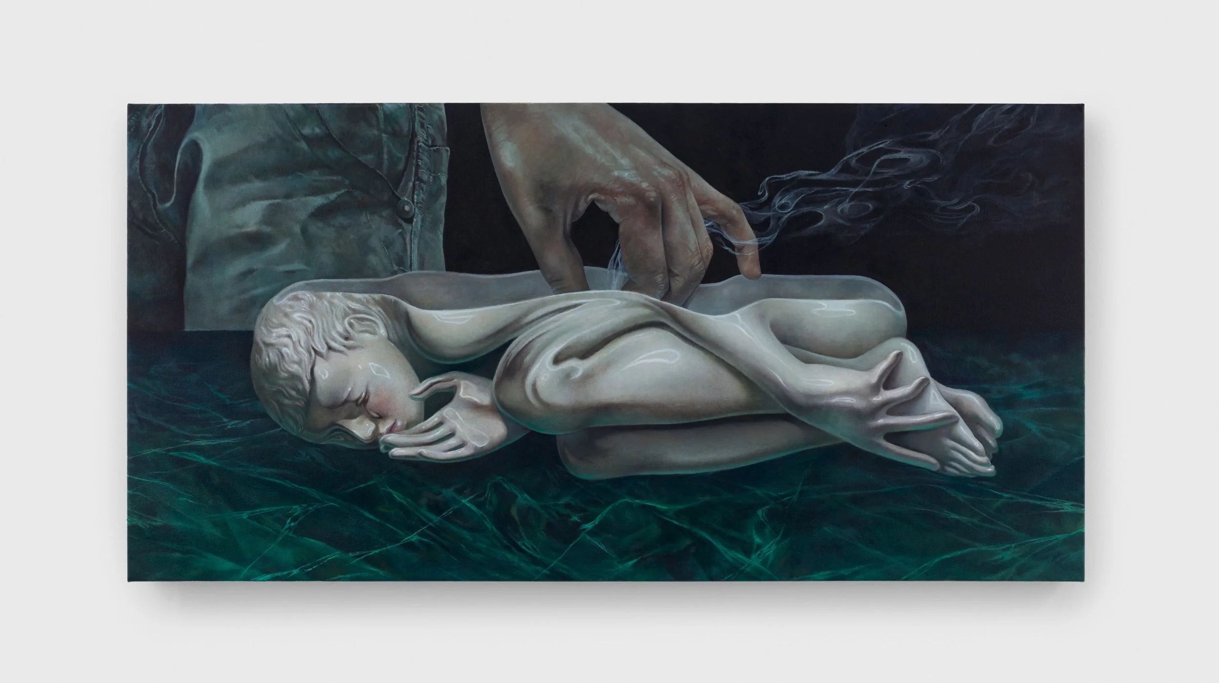 Ashtray, 2026, Oil on canvas, 20 x 40 inches | 51 x 102 cm