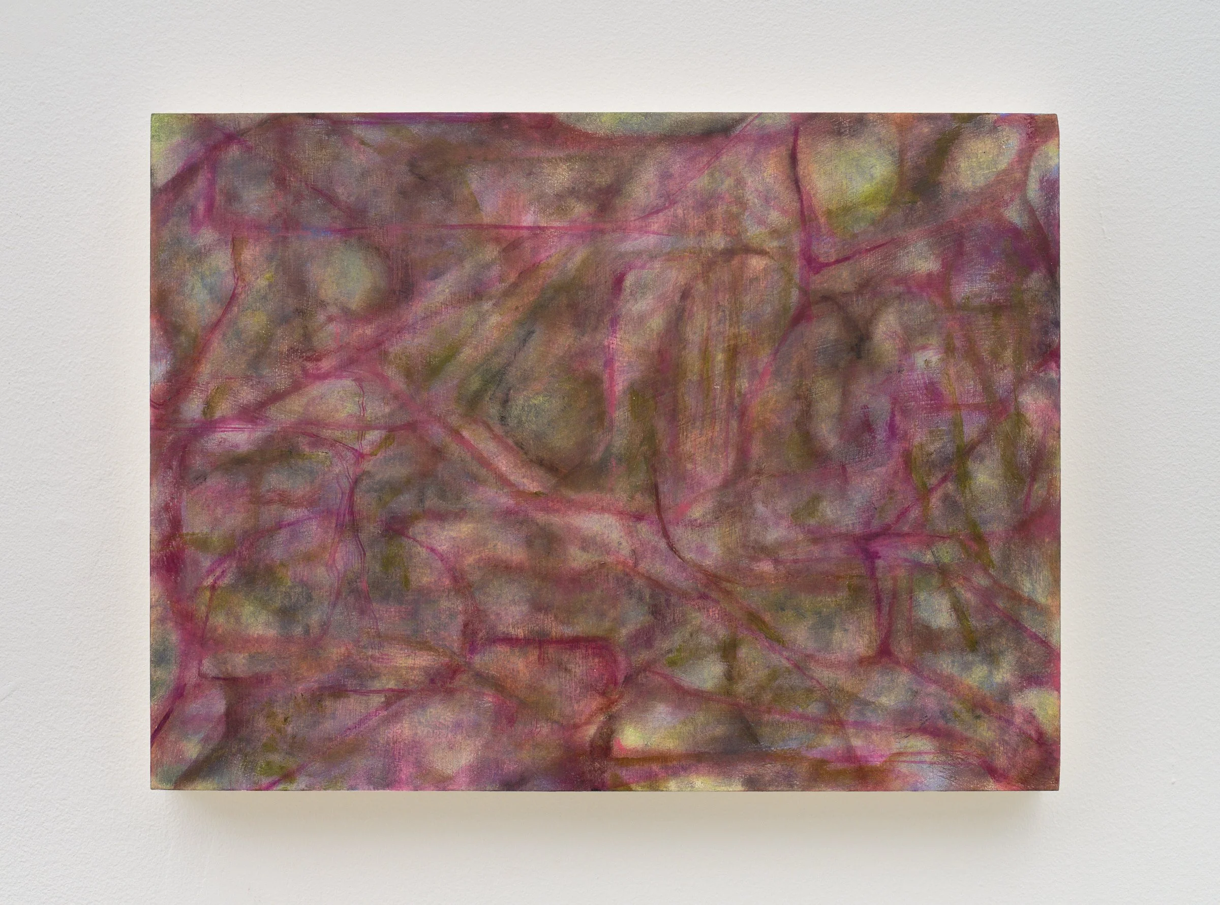 Untitled, 2025, Oil and acrylic on panel, 12 x 16 inches | 30.5 x 40.6 cm