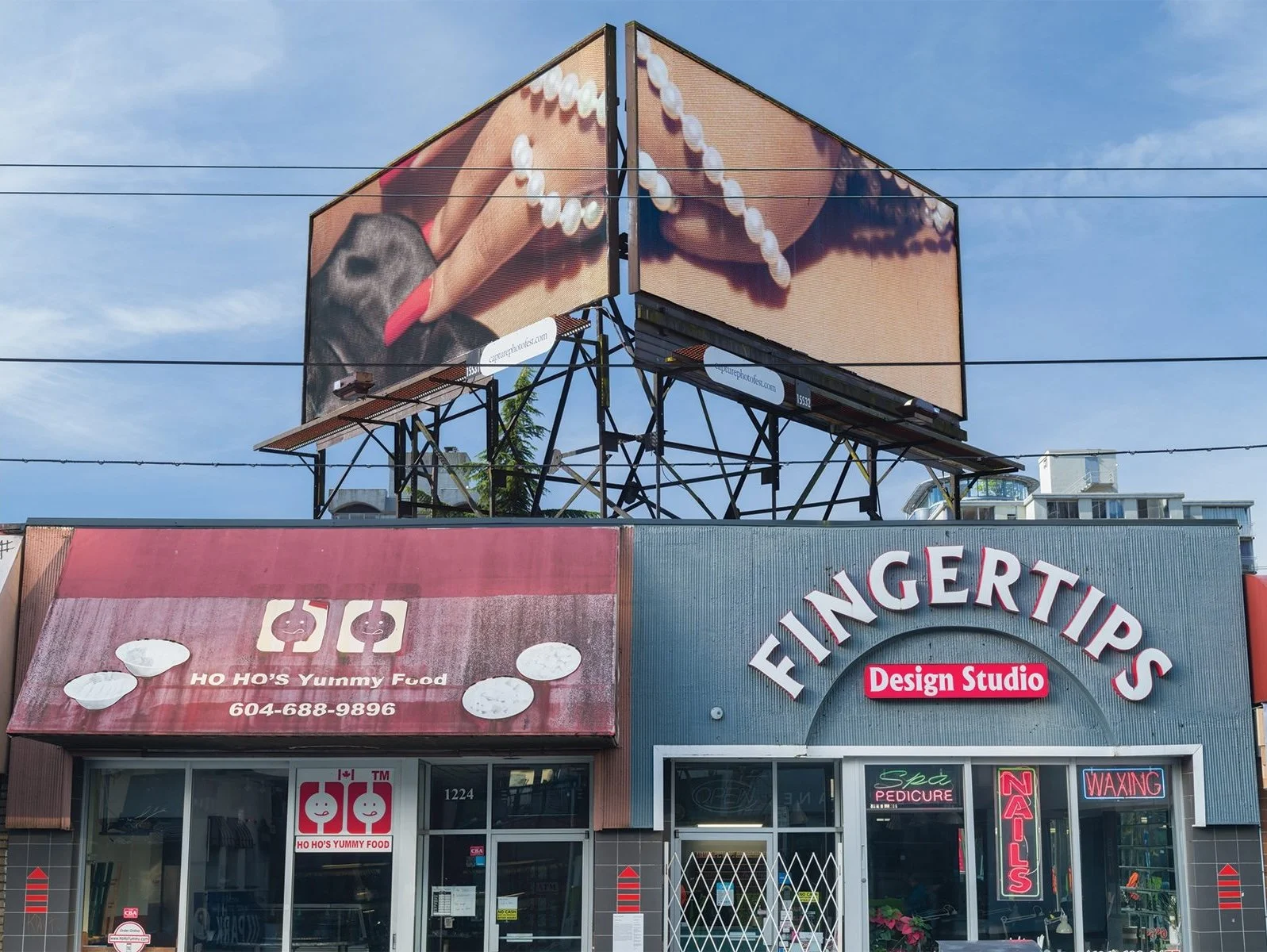 Installation view, II and II, from Will to adorn series, 2024. Capture Photography Festival, Vancouver, CA. Photo: Dennis Ha.