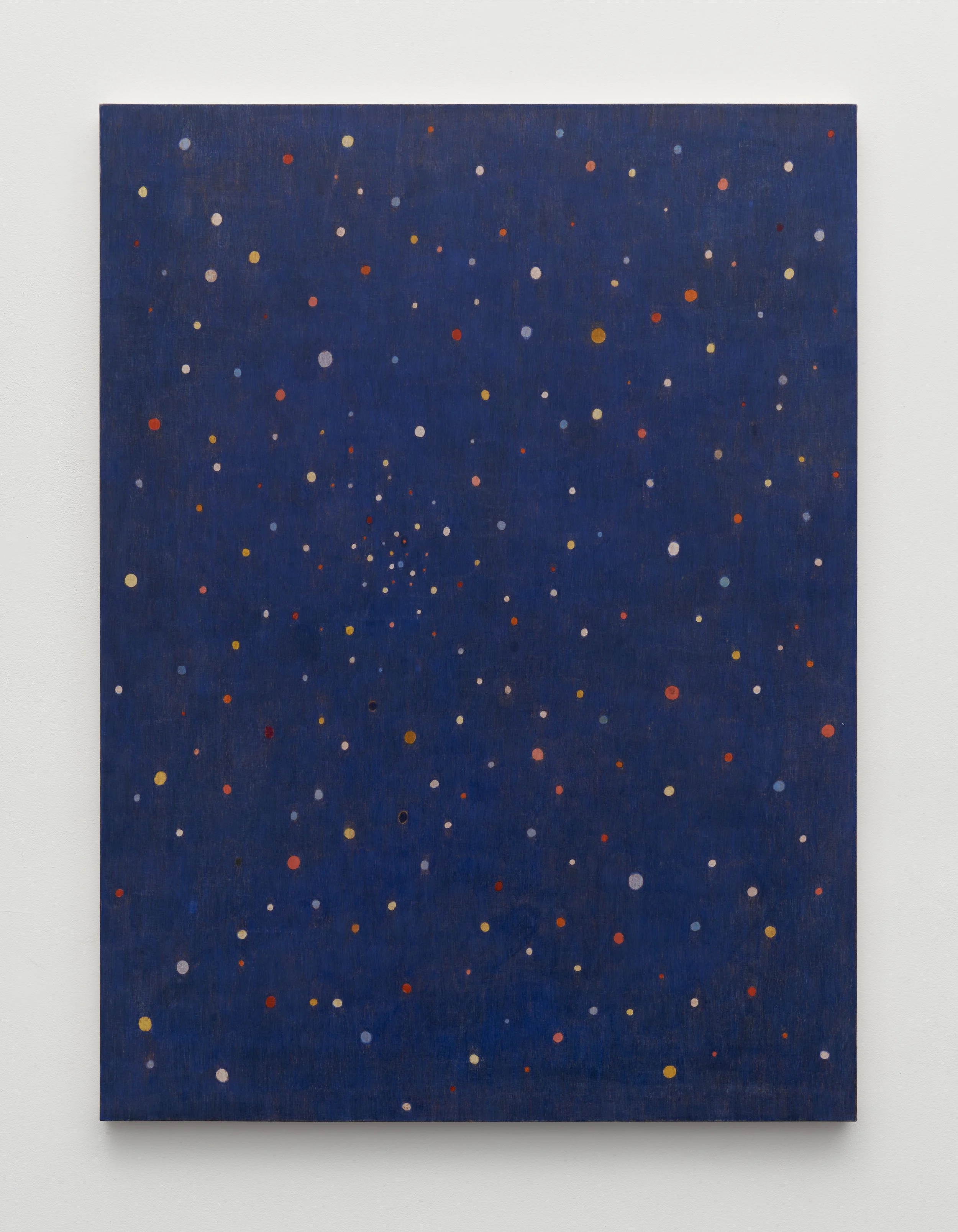 Marlon Kroll, Apparition, 2026, Acrylic and colored pencil on muslin over panel, 40 × 30 in | 101.5 × 76 cm