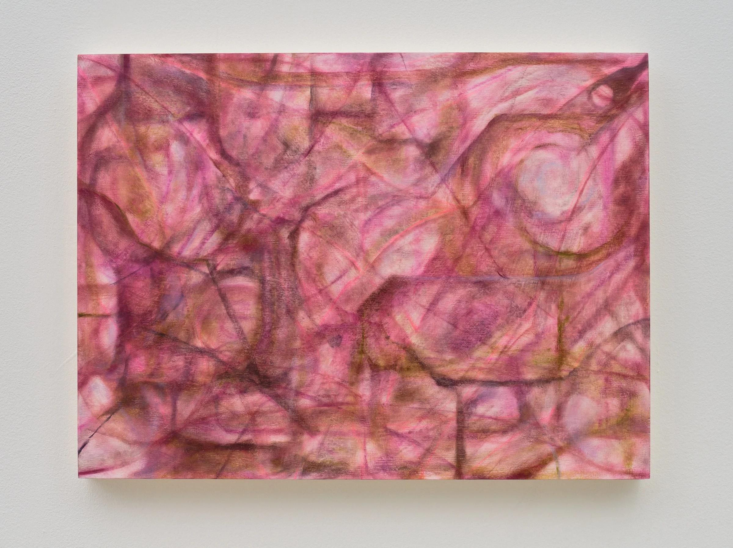 Untitled, 2025, Oil and acrylic on panel, 12 x 16 inches | 30.5 x 40.6 cm