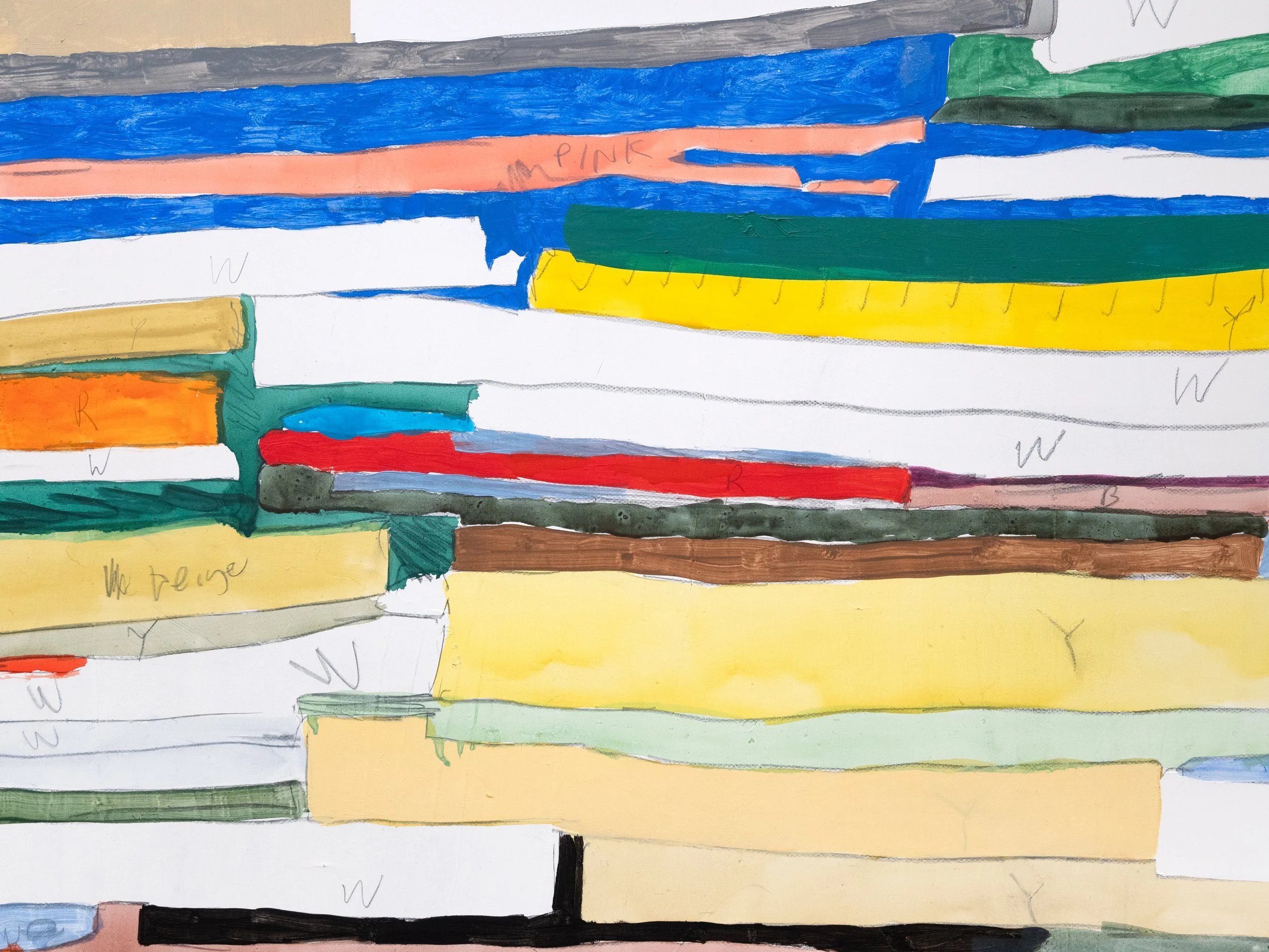 Detail, Audrey Gair, Pile of Books 9, 2025. 
