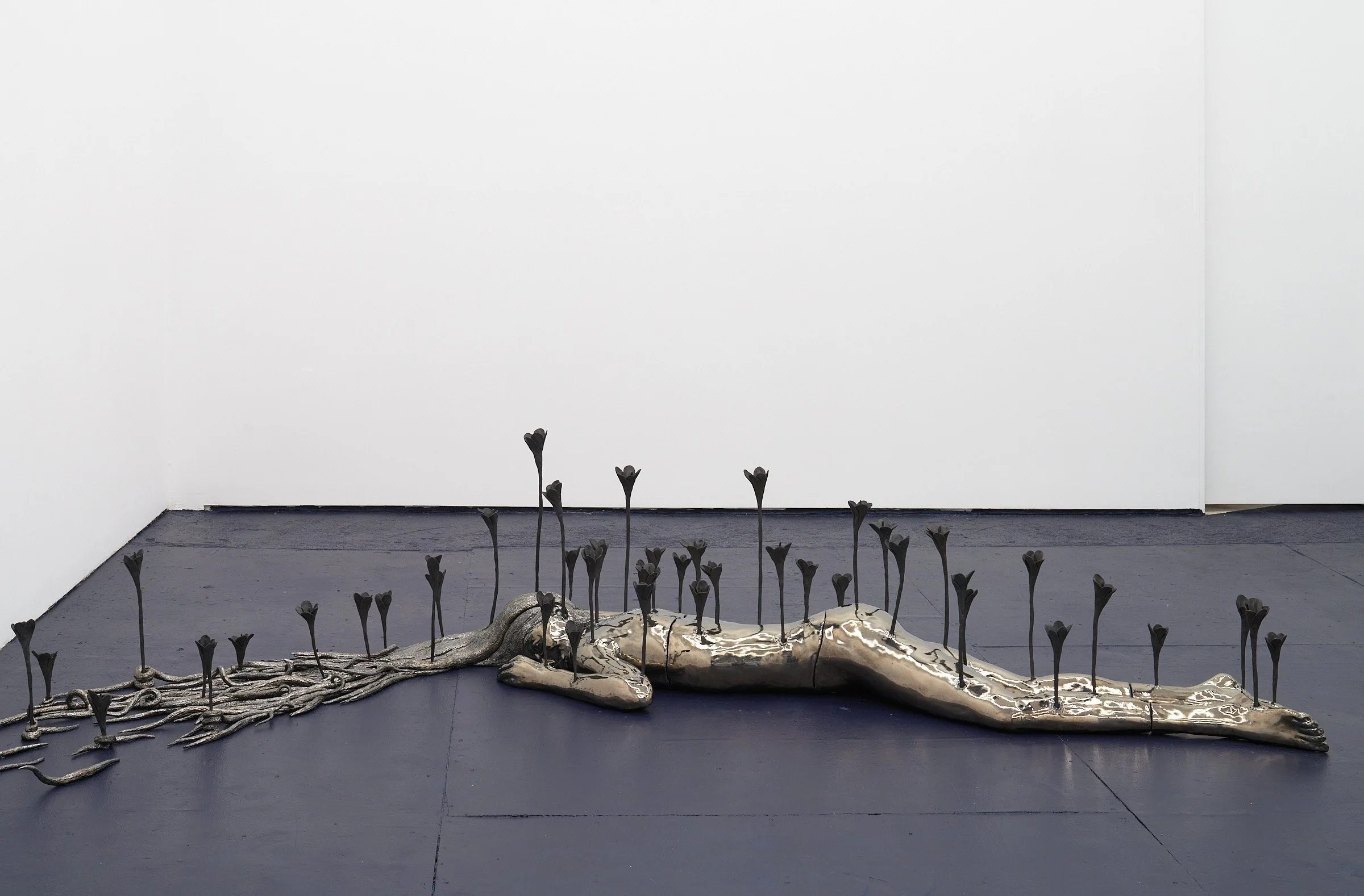 What was Left of me Bloomed, 2026, Ceramic, 83 x 30 x 20 inches