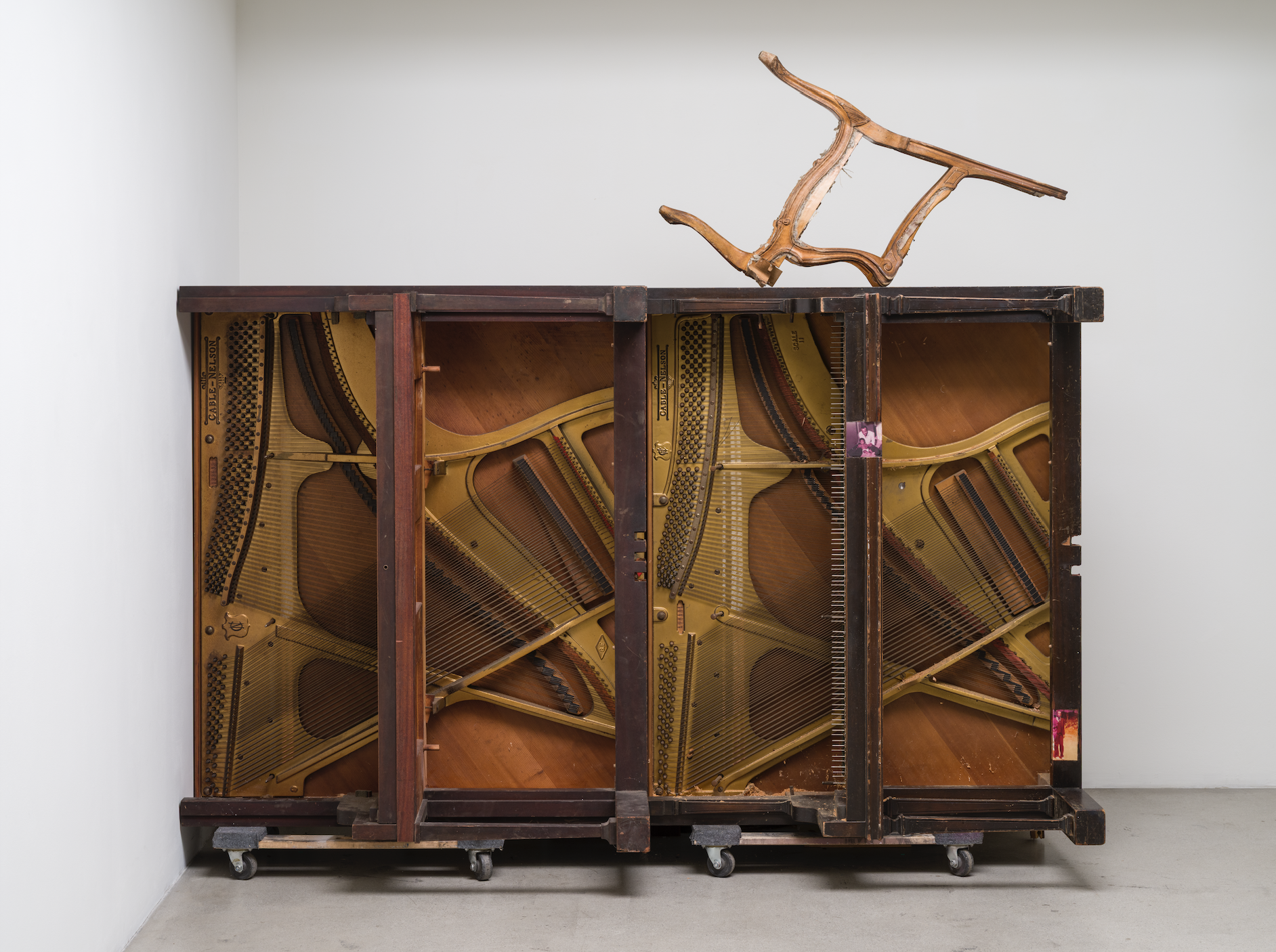 881.5 lbs, 2025, Mixed media, 94 x 54.5 x 86.75 inches