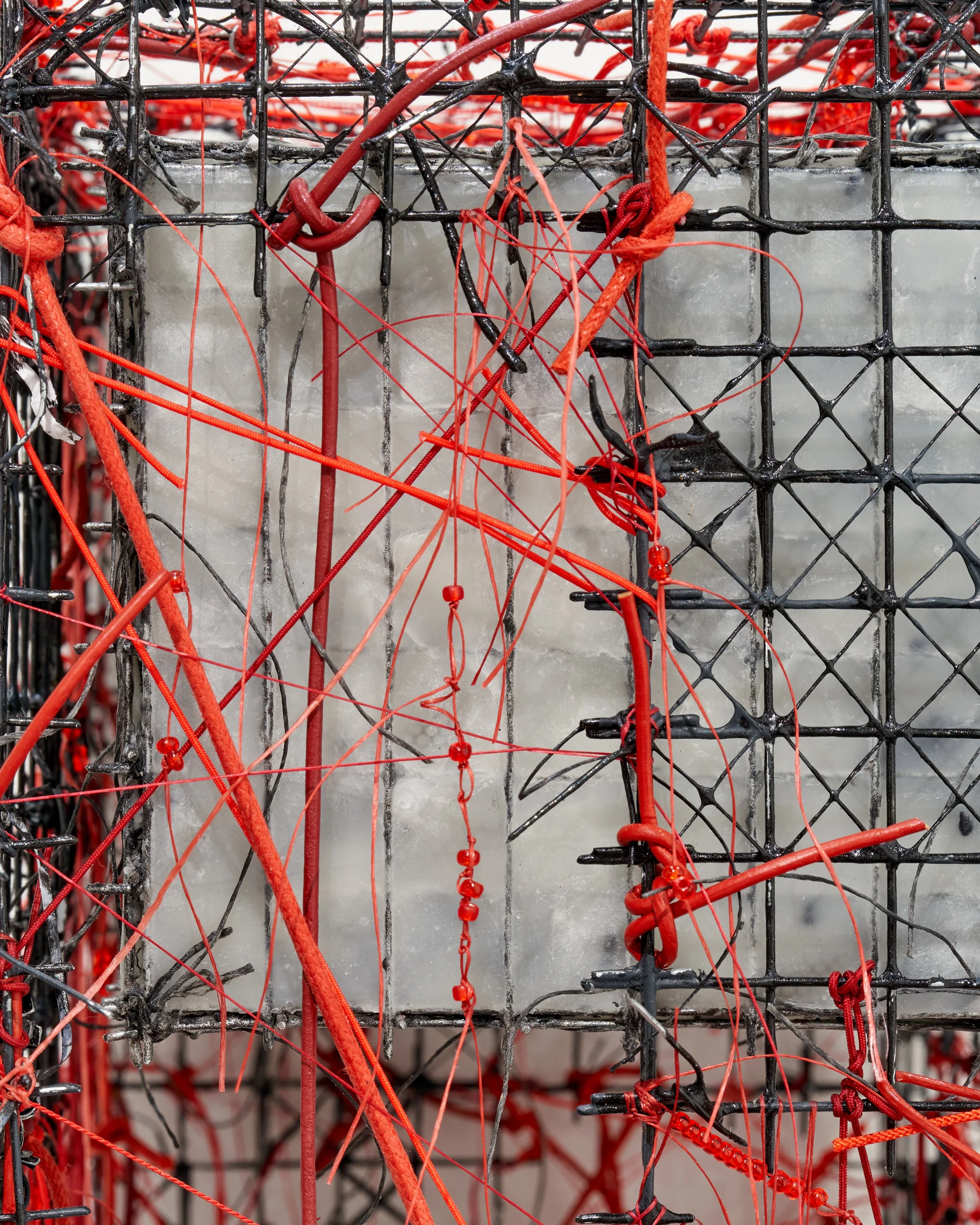 Void #1 (Mother), or Red Like the Rubies on the Necklace, 2025, Detail 