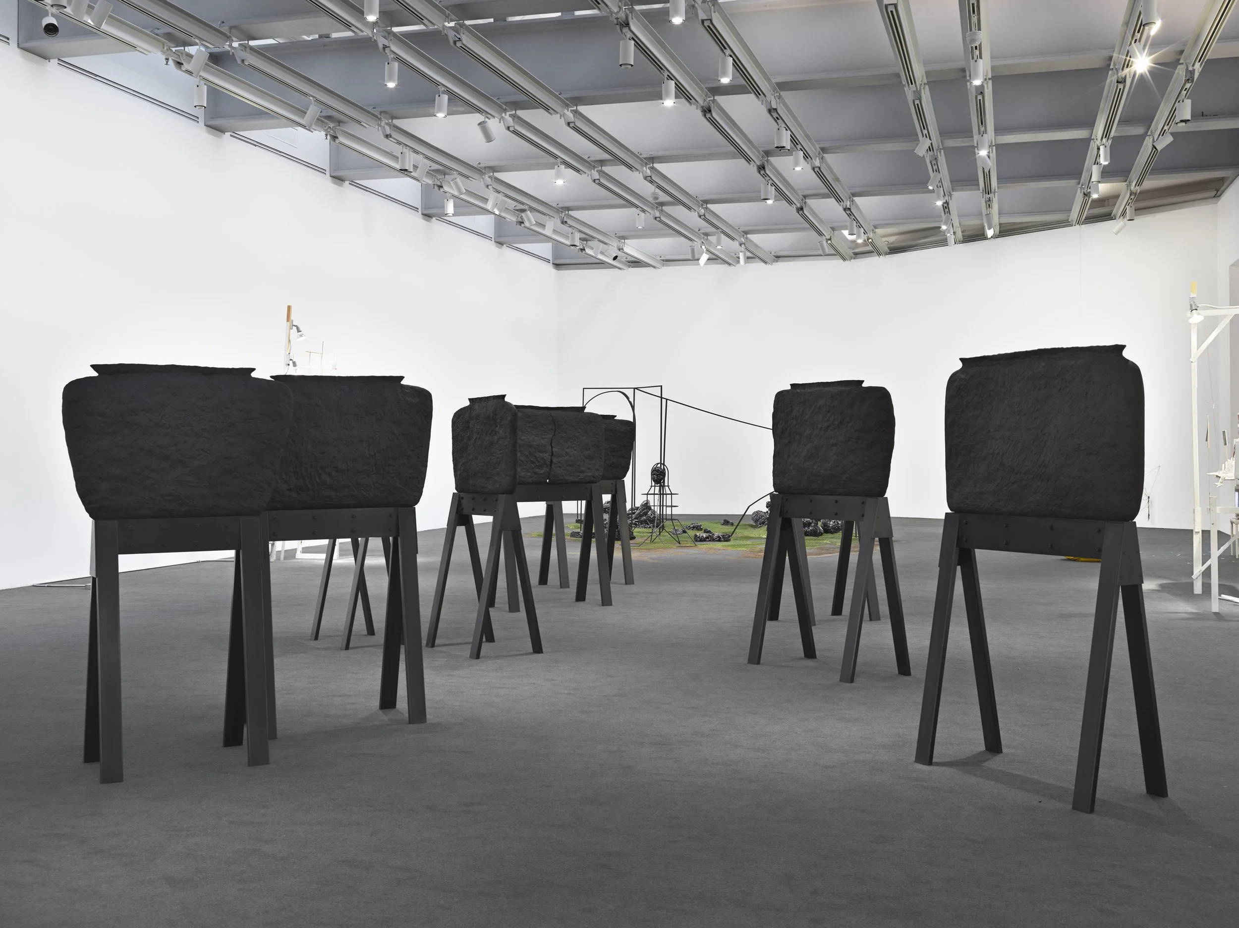 Installation view, Mirror Cells, Whitney Museum of American Art, New York, NY, 2016