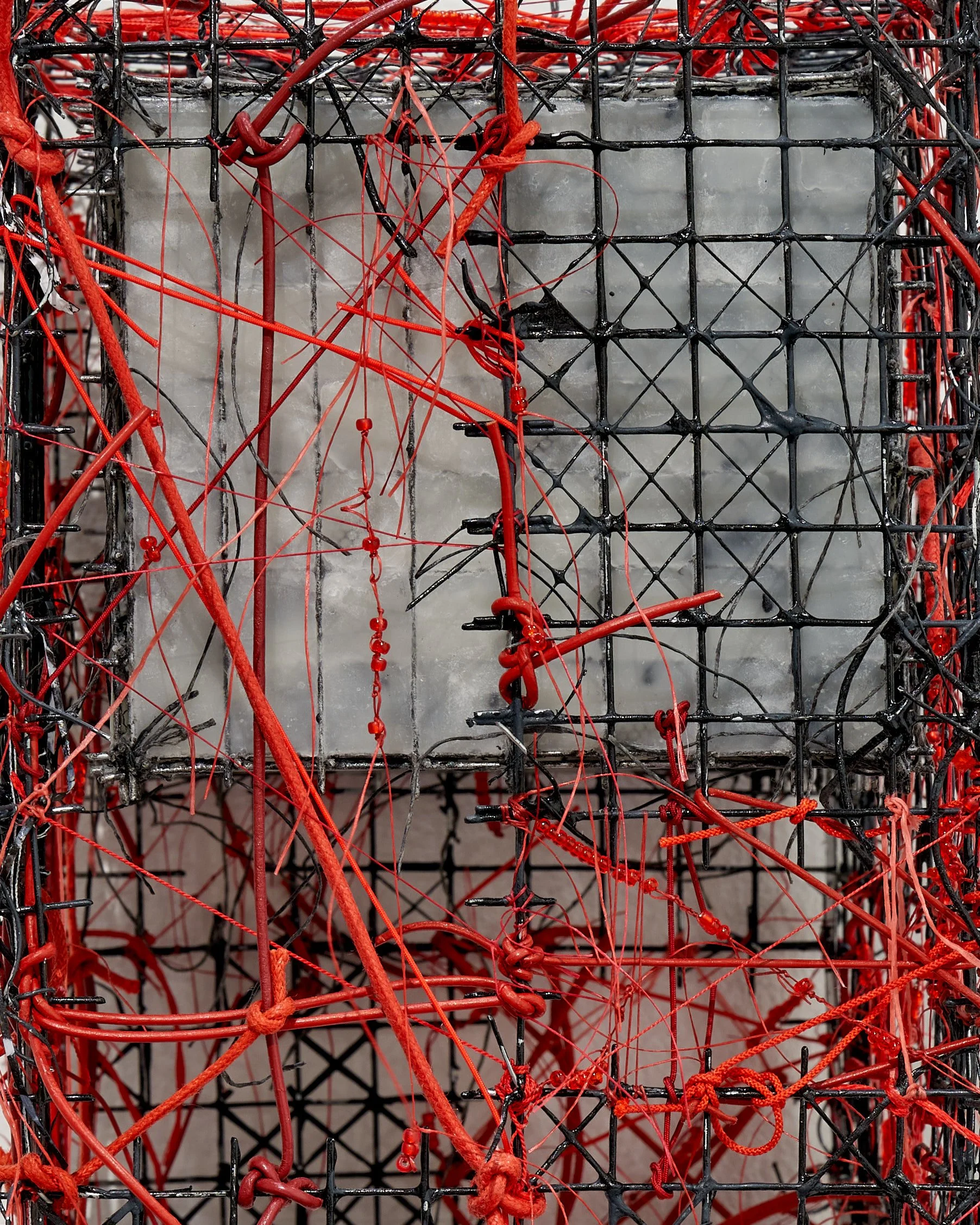 Void #1 (Mother), or Red Like the Rubies on the Necklace, 2025, Detail 