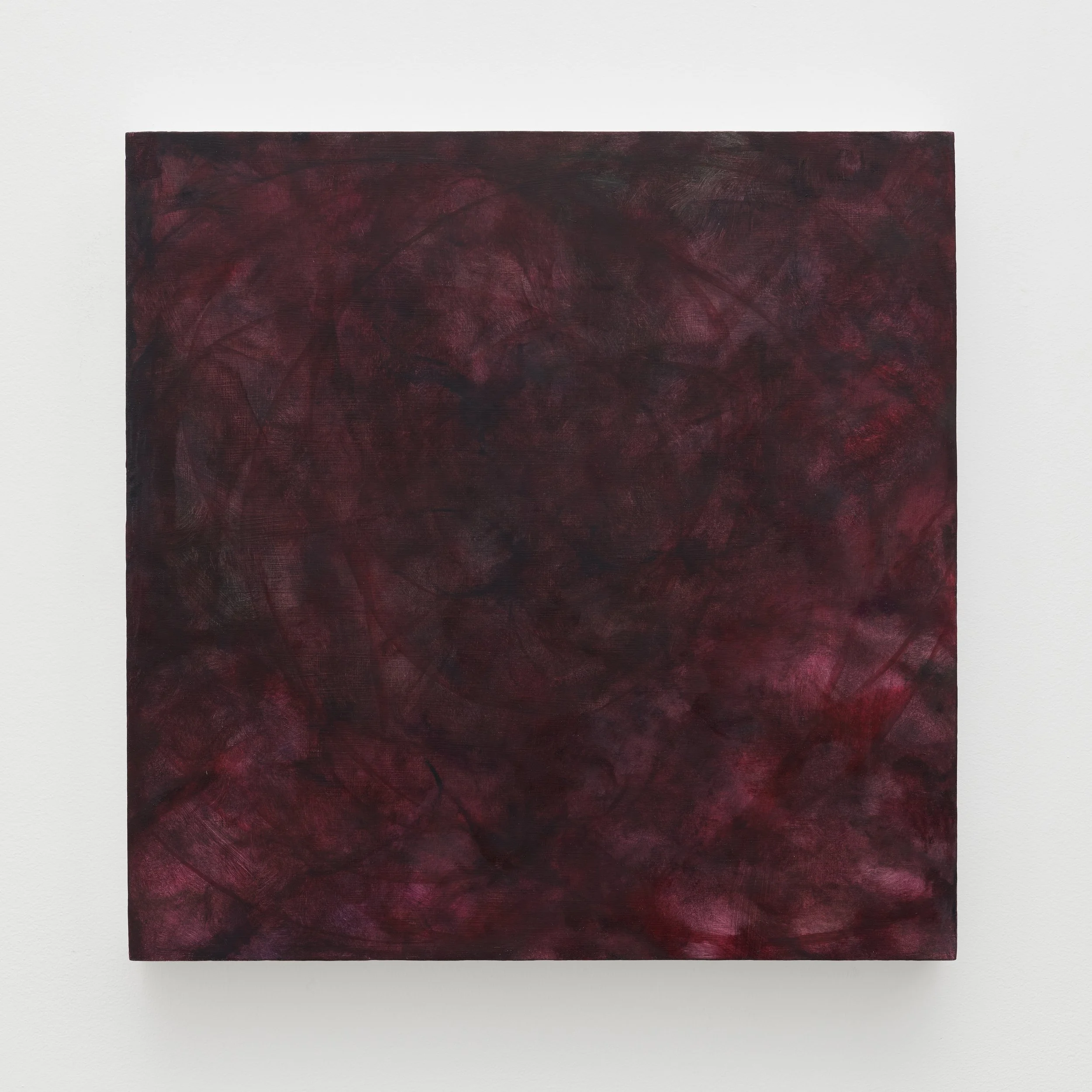 Ang Ziqi Zhang, Let Me Do the Talking (Pt. II), 2025, Oil ad acrylic on panel, 16 x 16in | 40.6 x 40.6 cm