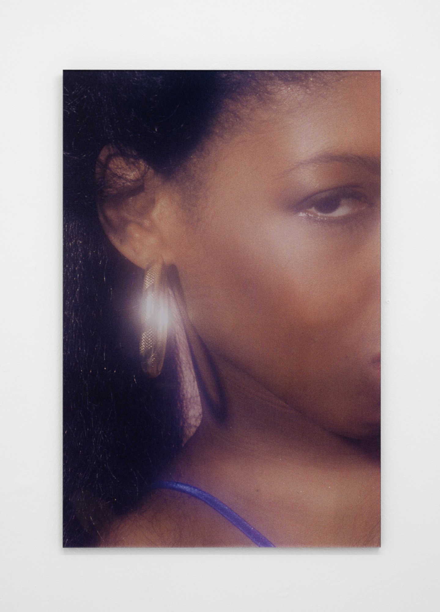 Karice Mitchell, Untitled (Gold Hoop), 2022. (Edition 1 of 5), Archival inkjet print mounted on plexiglass, 24 x 16 in | 61 x 40.5 cm