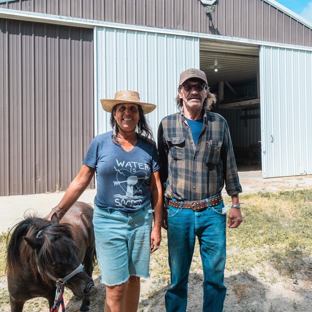 &quot;Ain't going to work on Maggie's farm no more&quot; 🎶 🎶 
- Bob Dylan

Winona LaDuke and Ronnie Chilton have been at it for a long time.  Working this farm since way back. 

The farm, which we refer to as the Round Lake Farm, is now owned free 