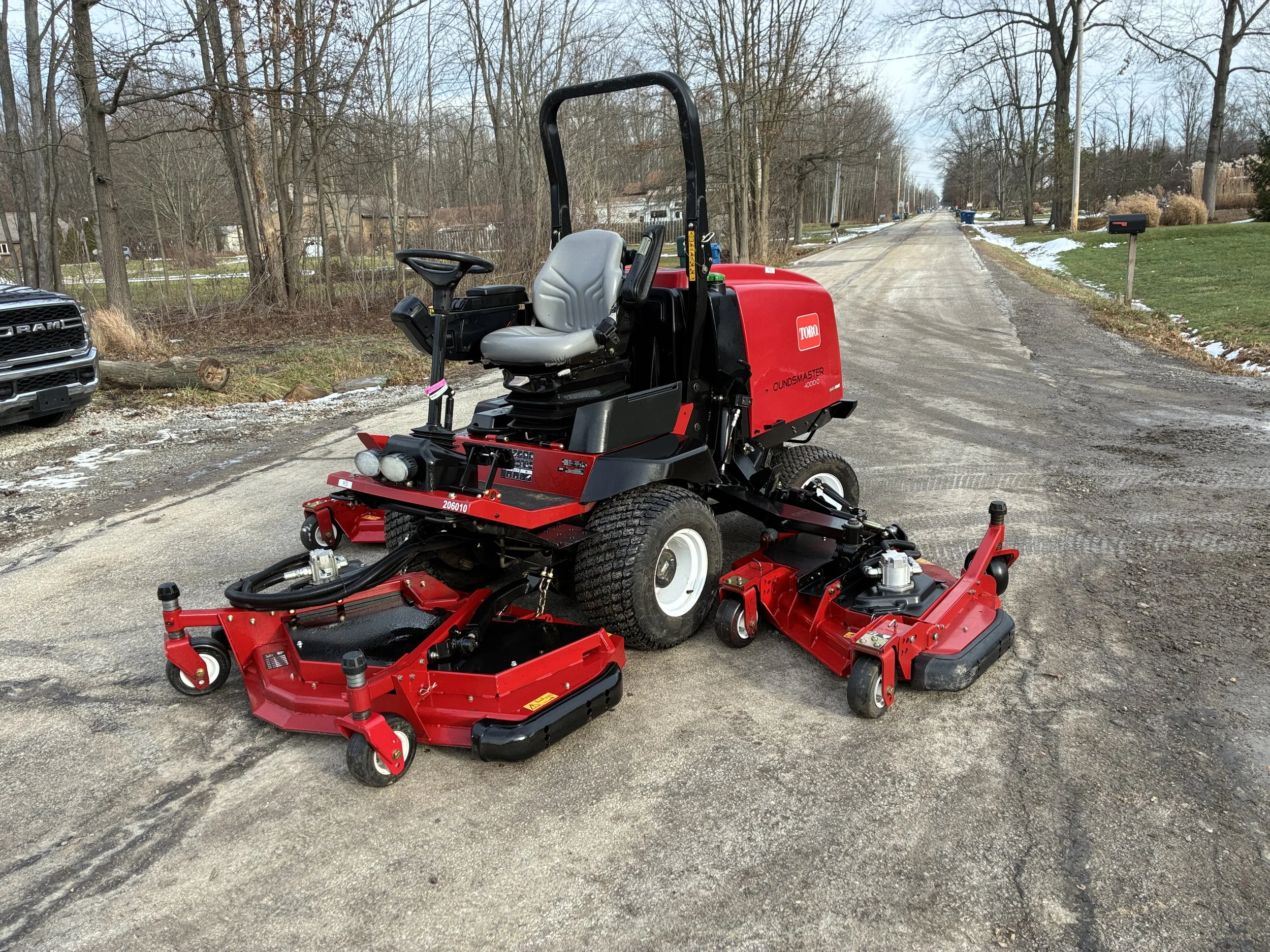 2020 Toro groundmaster 4000D   1391 key on hrs