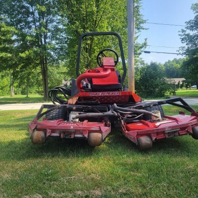 2010 Toro 3500D sidewinder mower $10995