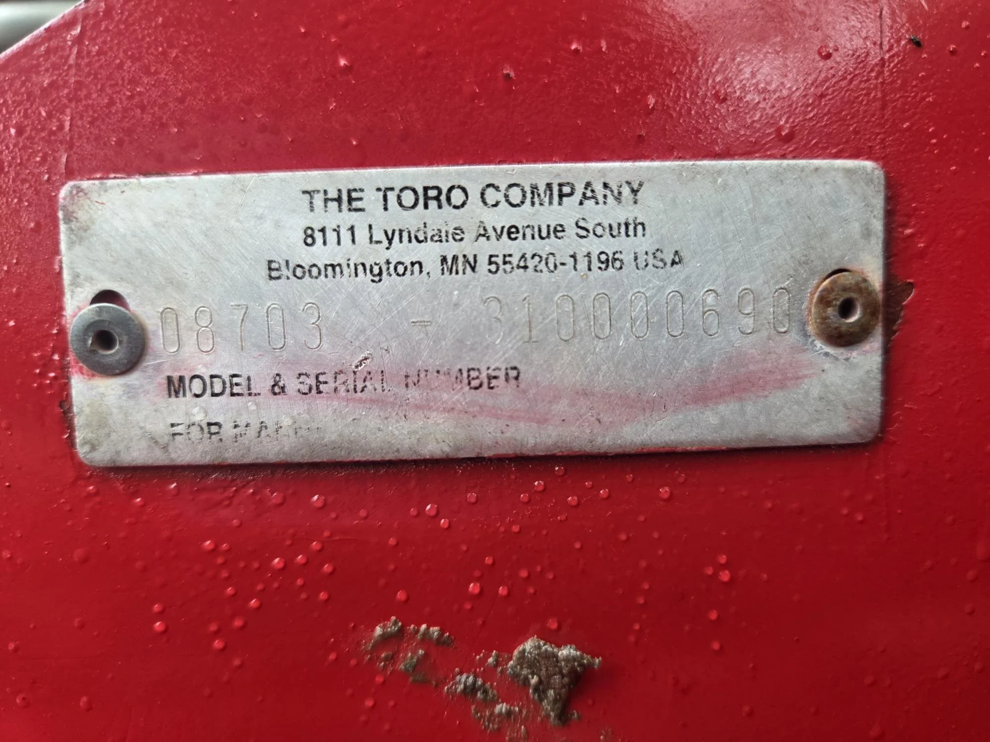 2010  Toro 3040 new engine plow mid and rear rakes