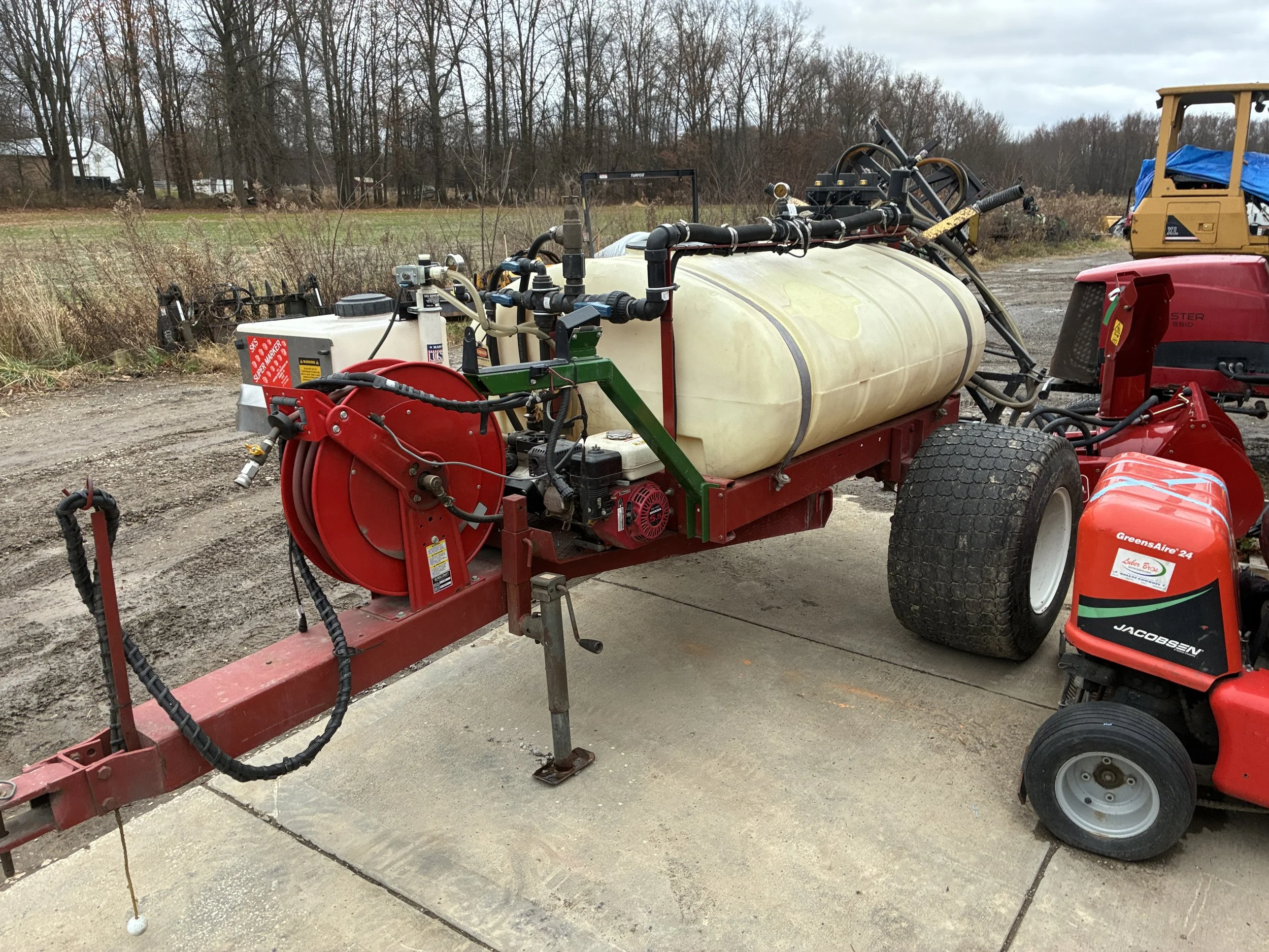 300 Gallon Hardi tow behind turf sprayer