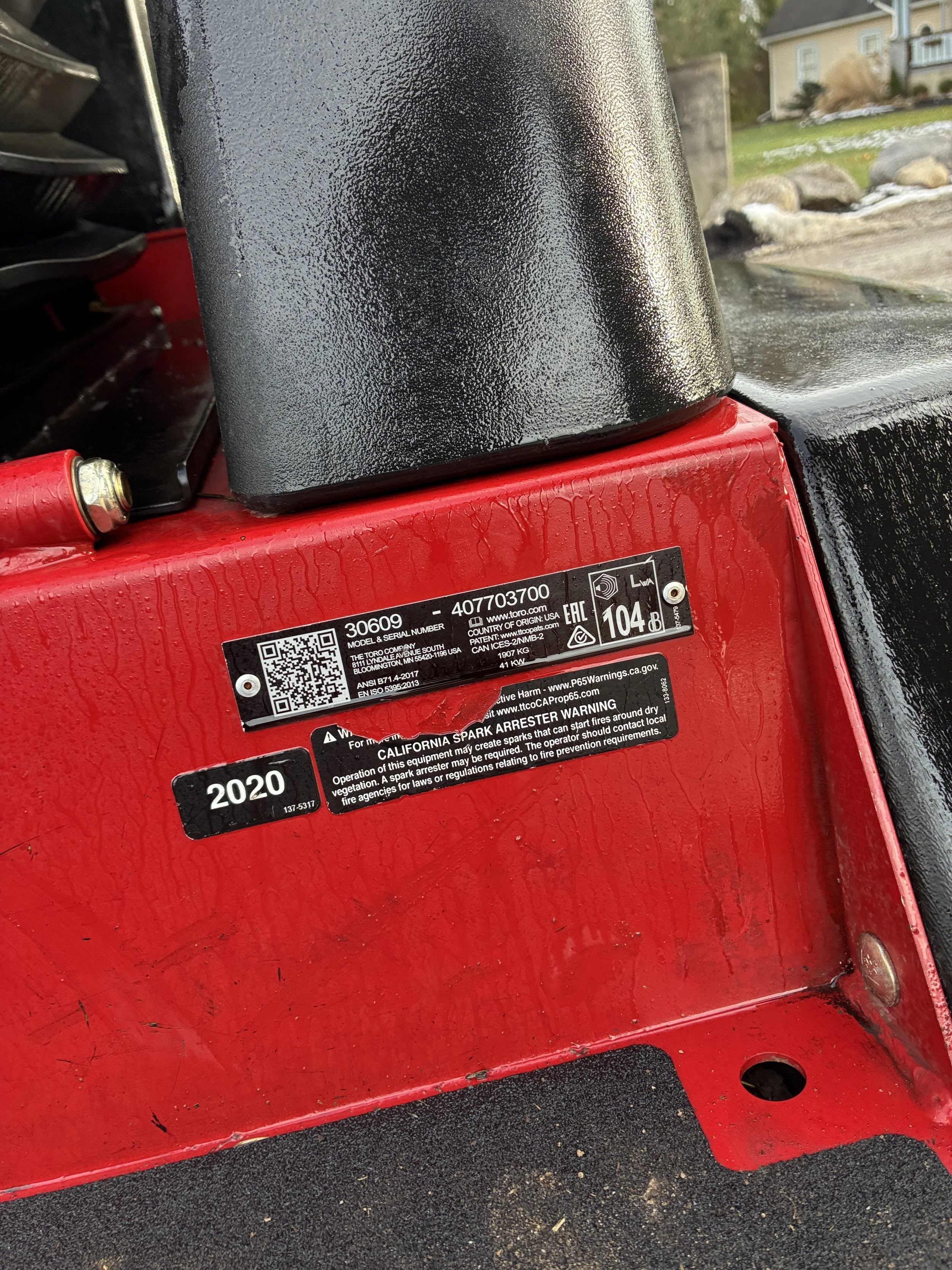 2020 Toro groundmaster 4000D   1391 key on hrs